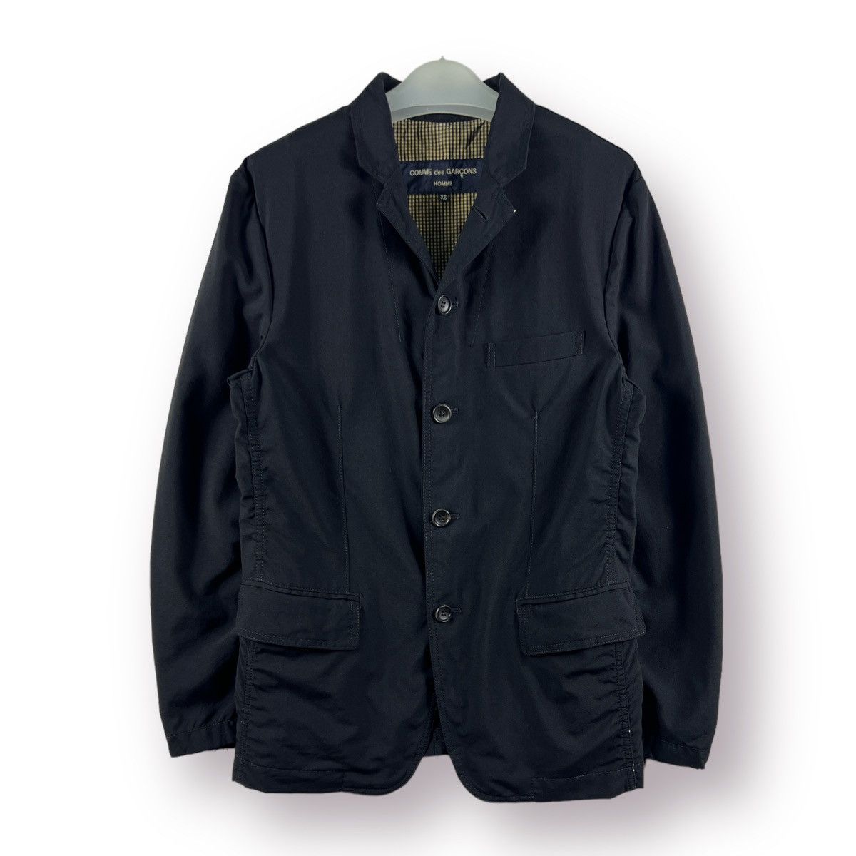 Comme des Garcons Homme 🔥 CDG HOMME AD2010 TRASHED NEHRU JACKET Size US XS / EU 42 / 0 - 1 Thumbnail