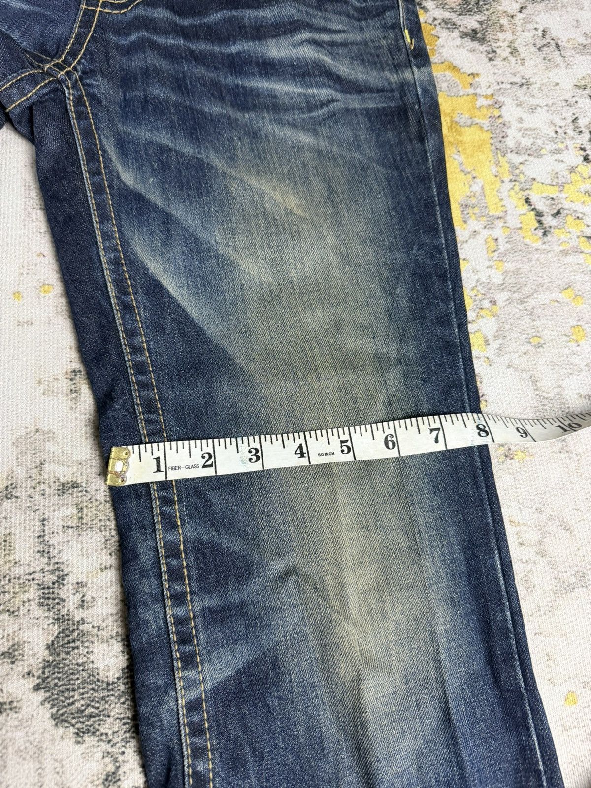 Tornado Mart Rare Lolita Yoshitomo Nara Skull Jeans Size US 29 - 8 Thumbnail