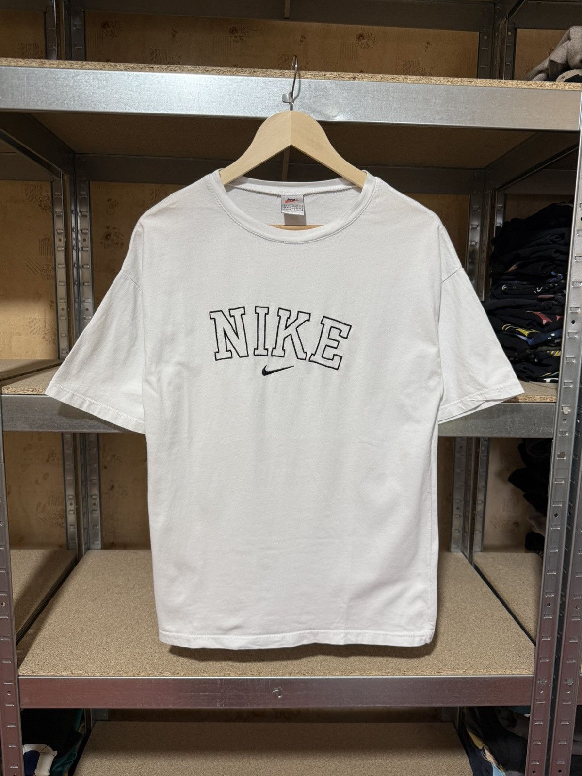 Nike × Vintage 🇺🇸 Vintage 90’s Nike American Retro USA Bootleg T-shirt Y2K Size US S / EU 44-46 / 1 - 1 Thumbnail