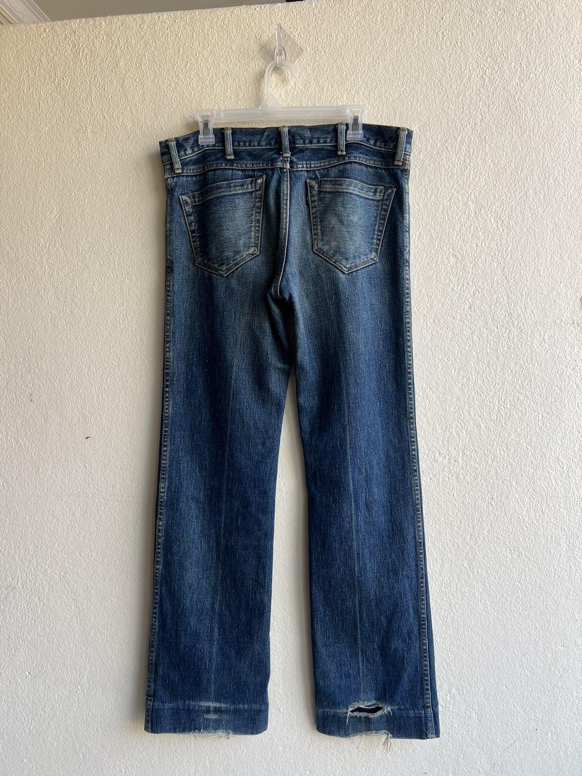 Vintage Vintage Cosmic Wonder Japan Dirty Mud Denim Flare Jeans Size US 32 / EU 48 - 23 Thumbnail