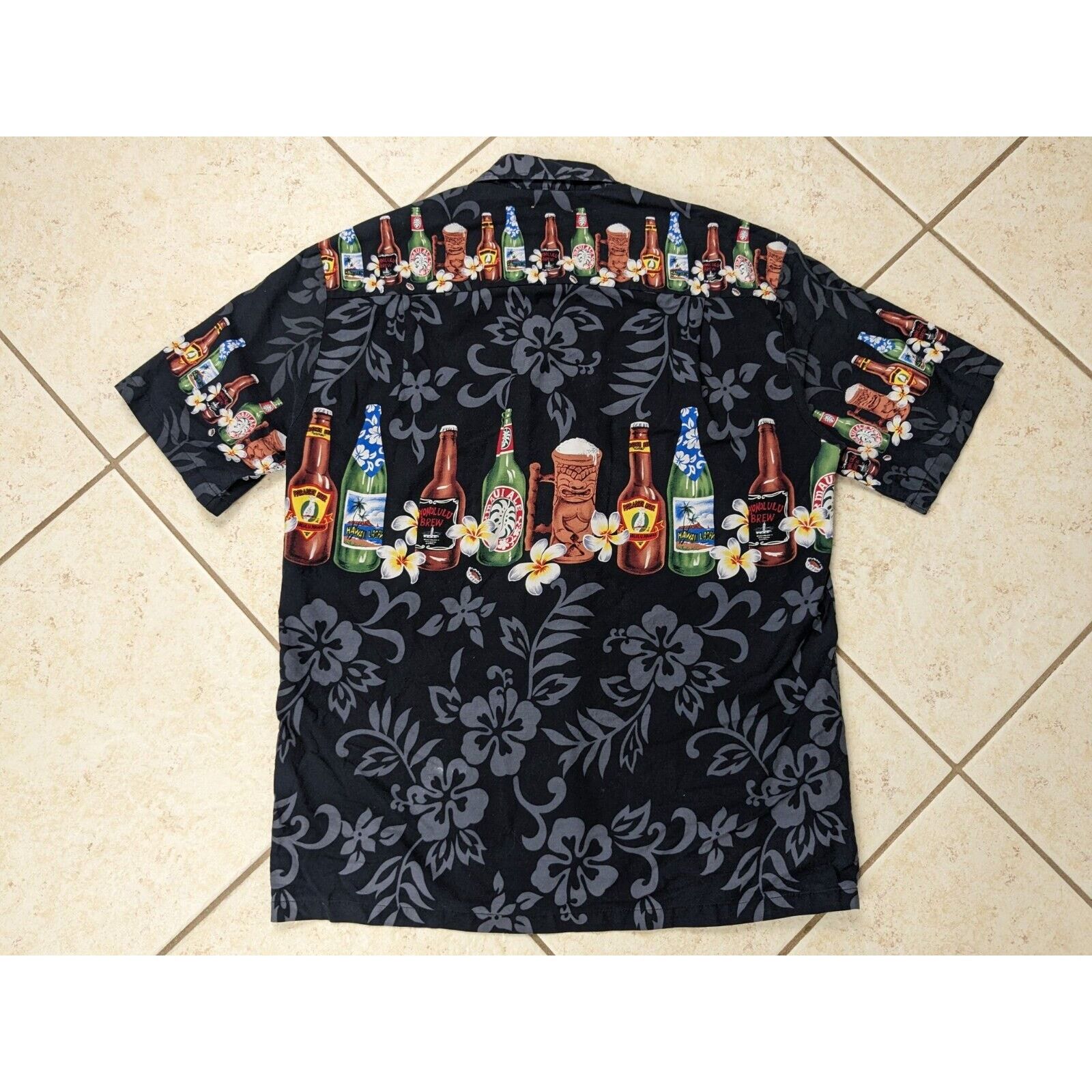 Pacific Legend Vtg Pacific Legend Hawaii USA L Hawaiian Shirt Beer Bottles Size US L / EU 52-54 / 3 - 7 Thumbnail