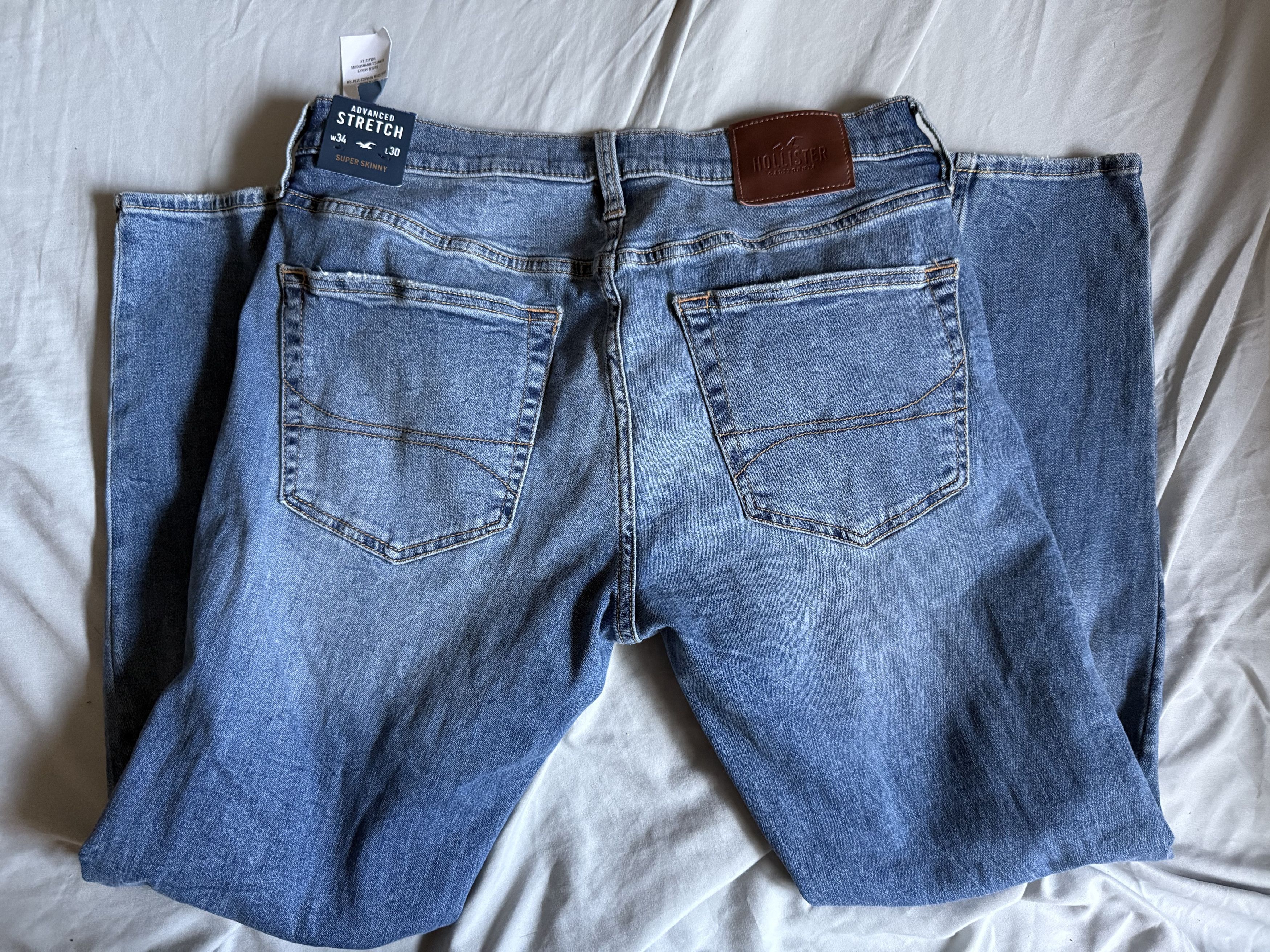 Hollister Hollister Super Skinny Jeans Advanced Stretch 34x30 $59.50 Size US 34 / EU 50 - 6 Thumbnail