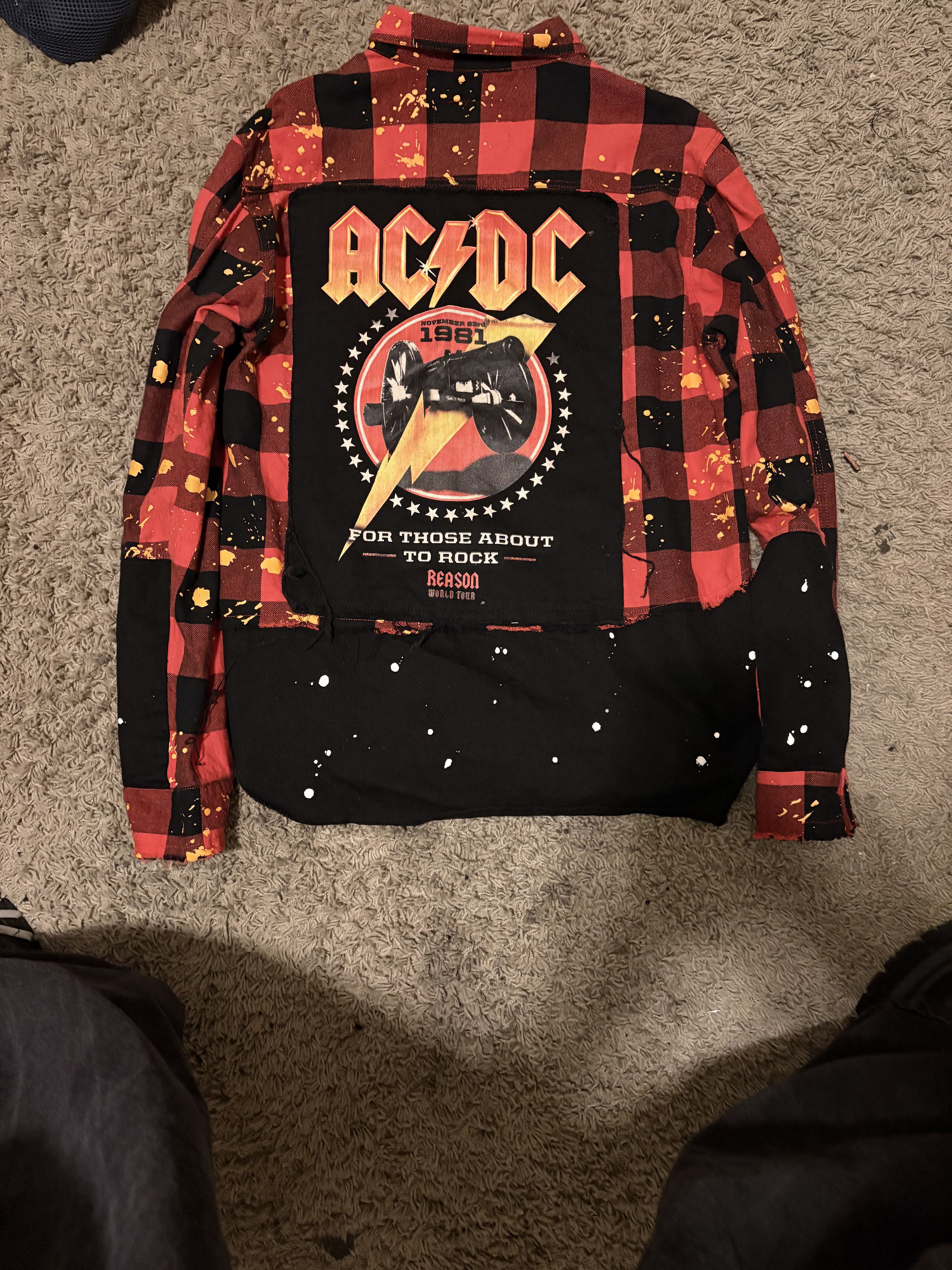 Reason AC/DC x Reason Flannel Size US M / EU 48-50 / 2 - 2 Thumbnail