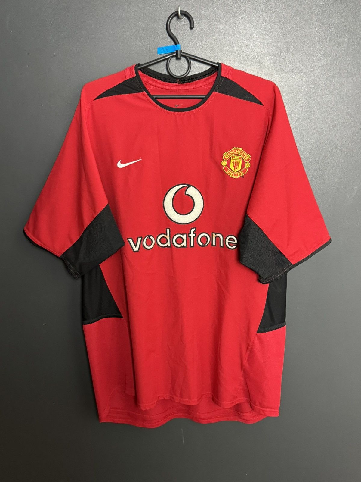 Nike Manchester United 02/04 Home Saha Football Jersey Size US L / EU 52-54 / 3 - 2 Thumbnail