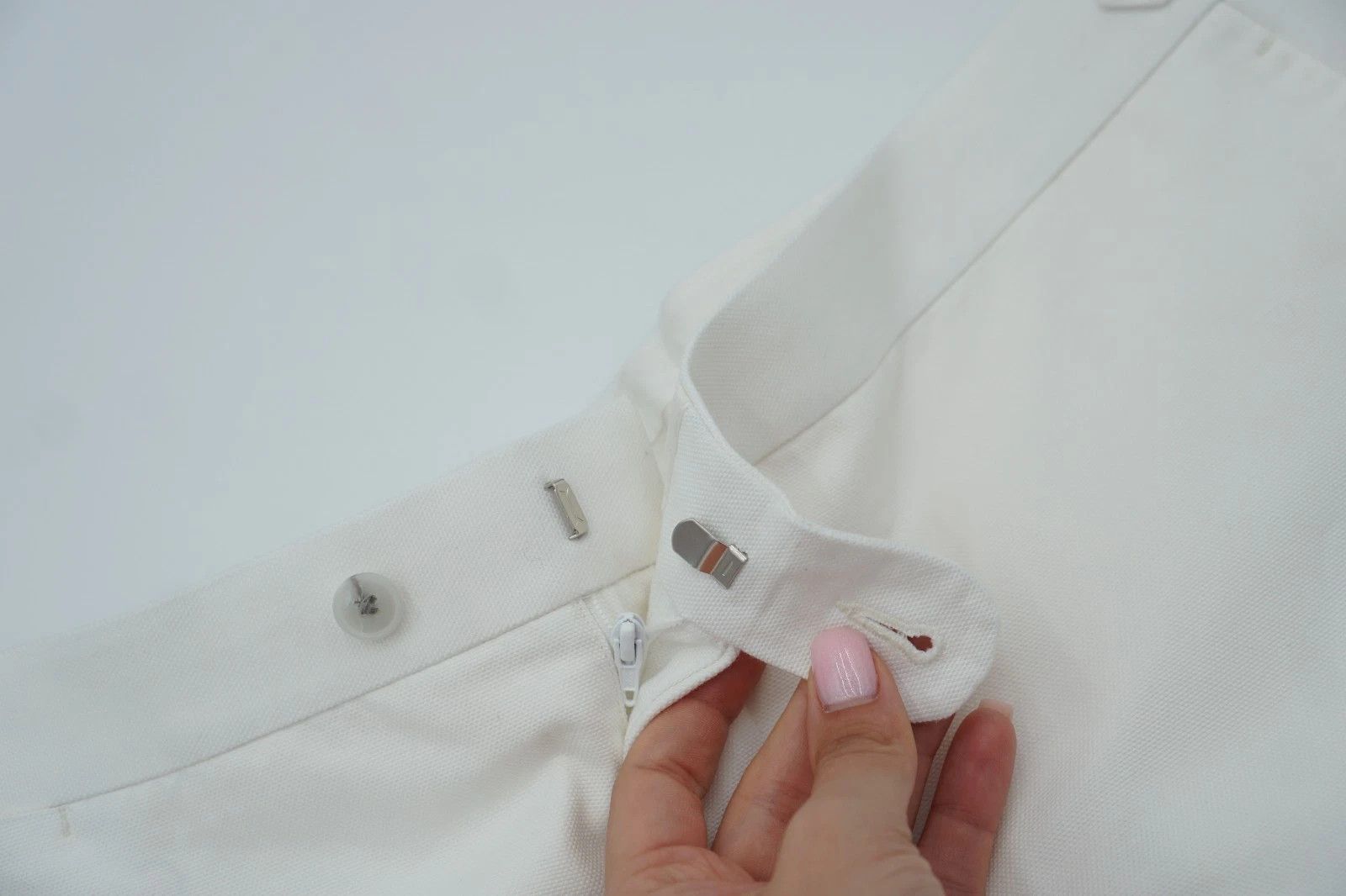 Suitsupply Men Suitsupply Pants Brescia Cotton White Size UK/US42 Size 42R - 3 Thumbnail
