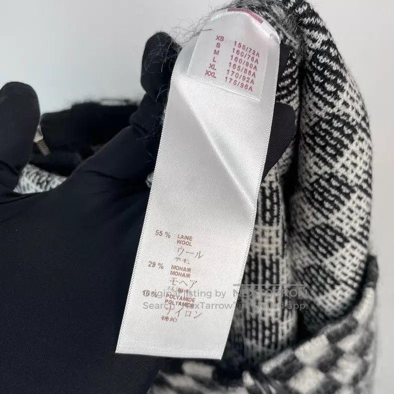 Louis Vuitton Louis Vuitton size s Black and white checkered wool skirt Size 24" / US 00 / IT 34 - 8 Thumbnail