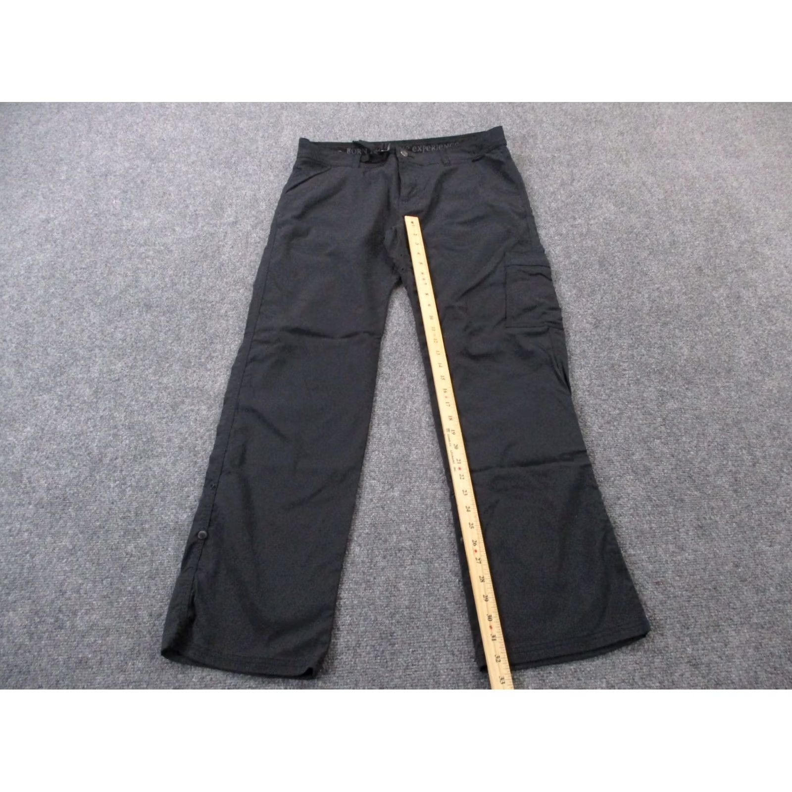 Prana prAna Pants Mens 35 X 32 Black Cargo Belted Performance Stretch Casual Pants Size US 35 - 3 Thumbnail