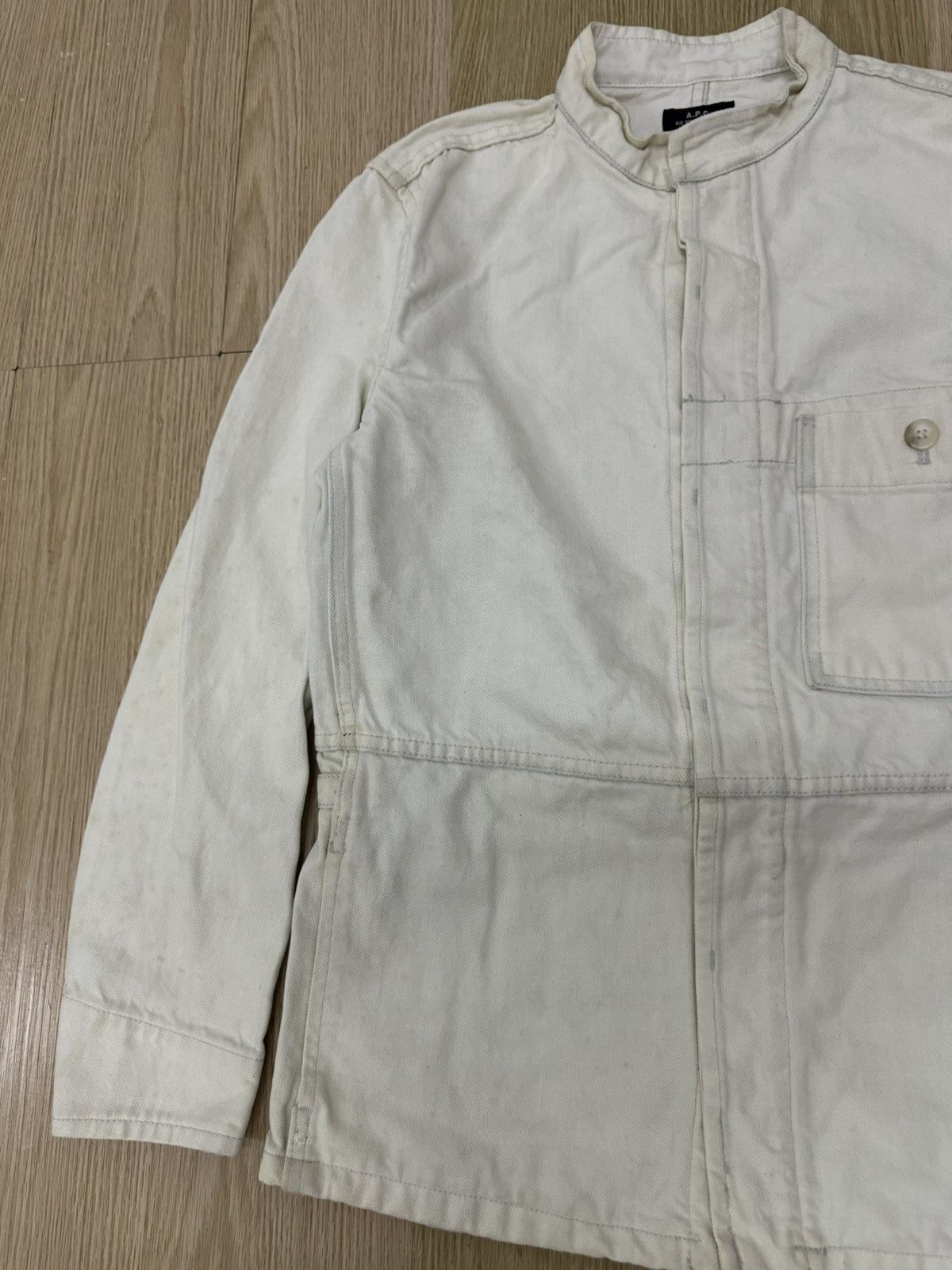 A.P.C. A.P.C white cotton chore jacket Size US XS / EU 42 / 0 - 4 Thumbnail