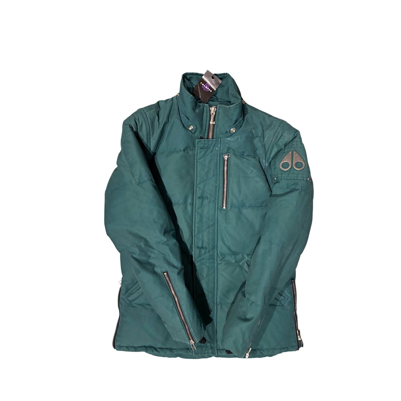 Moose Knuckles Moose Knuckles 3Q Green & White Fur Jacket Size US S / EU 44-46 / 1 - 1 Thumbnail