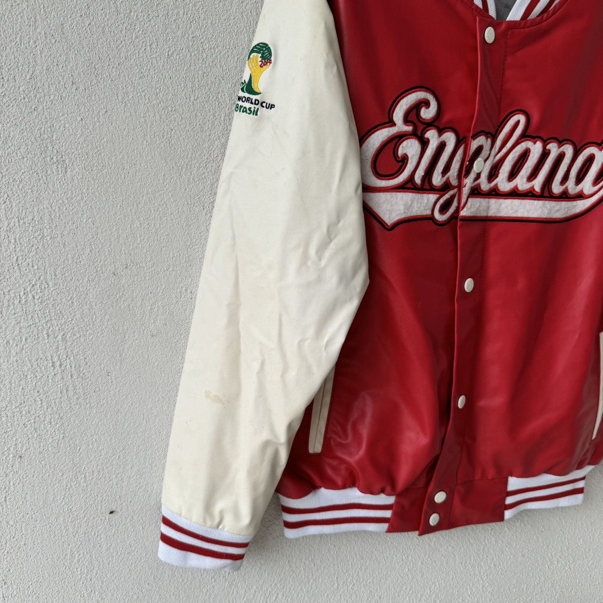 ENGLAND team FIFA WORLD CUP BRASIL 2014 varsity jacket
