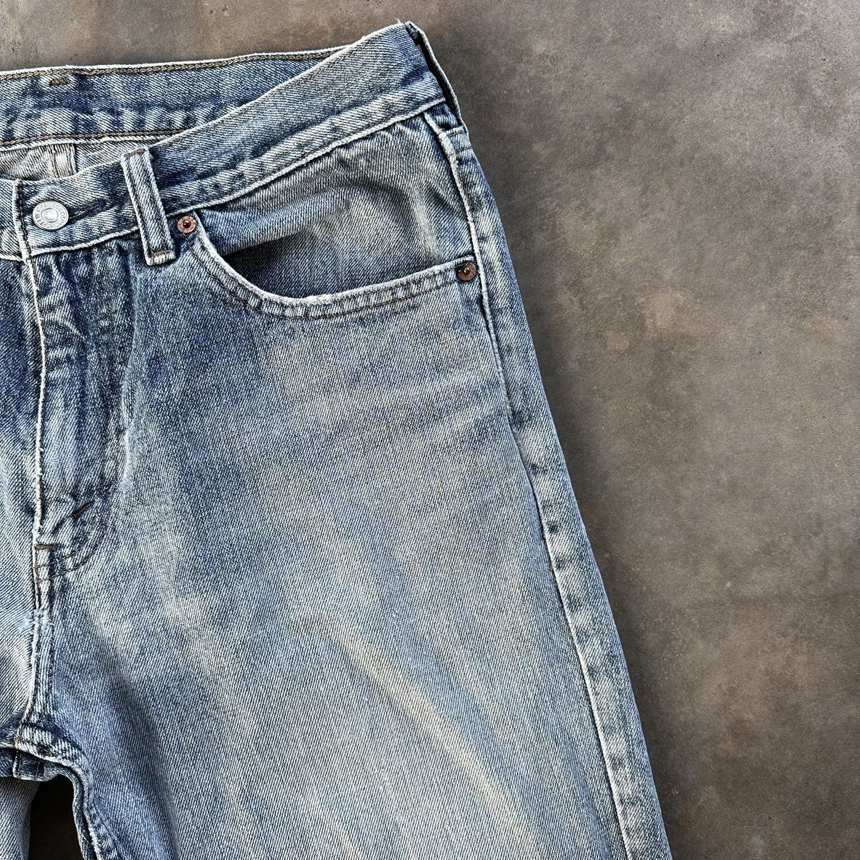 Japanese Brand W32🔥Vintage Levi’s 533 Distressed Faded Denim Jean Pant Size US 32 / EU 48 - 5 Thumbnail