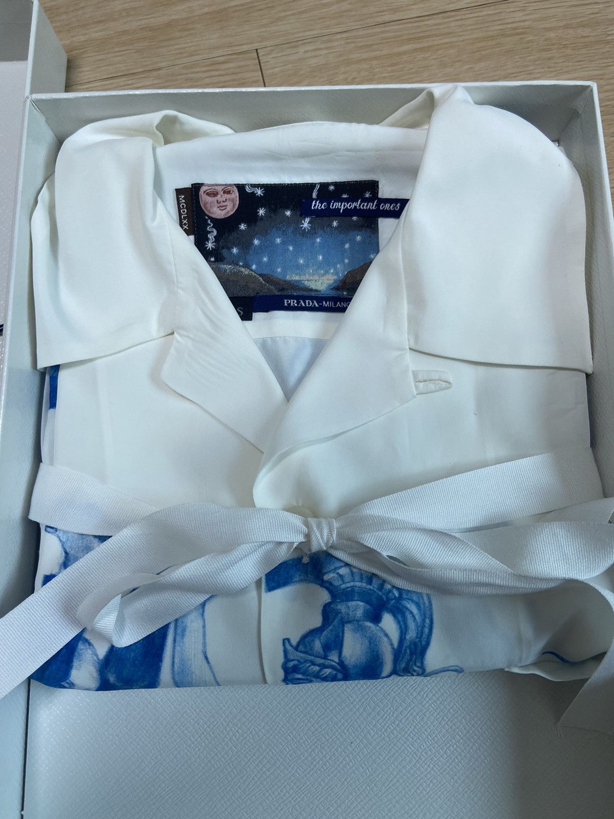 Prada S PRADA FW16 Christophe chemin Important ones viscose Shirt Size US S / EU 44-46 / 1 - 3 Thumbnail