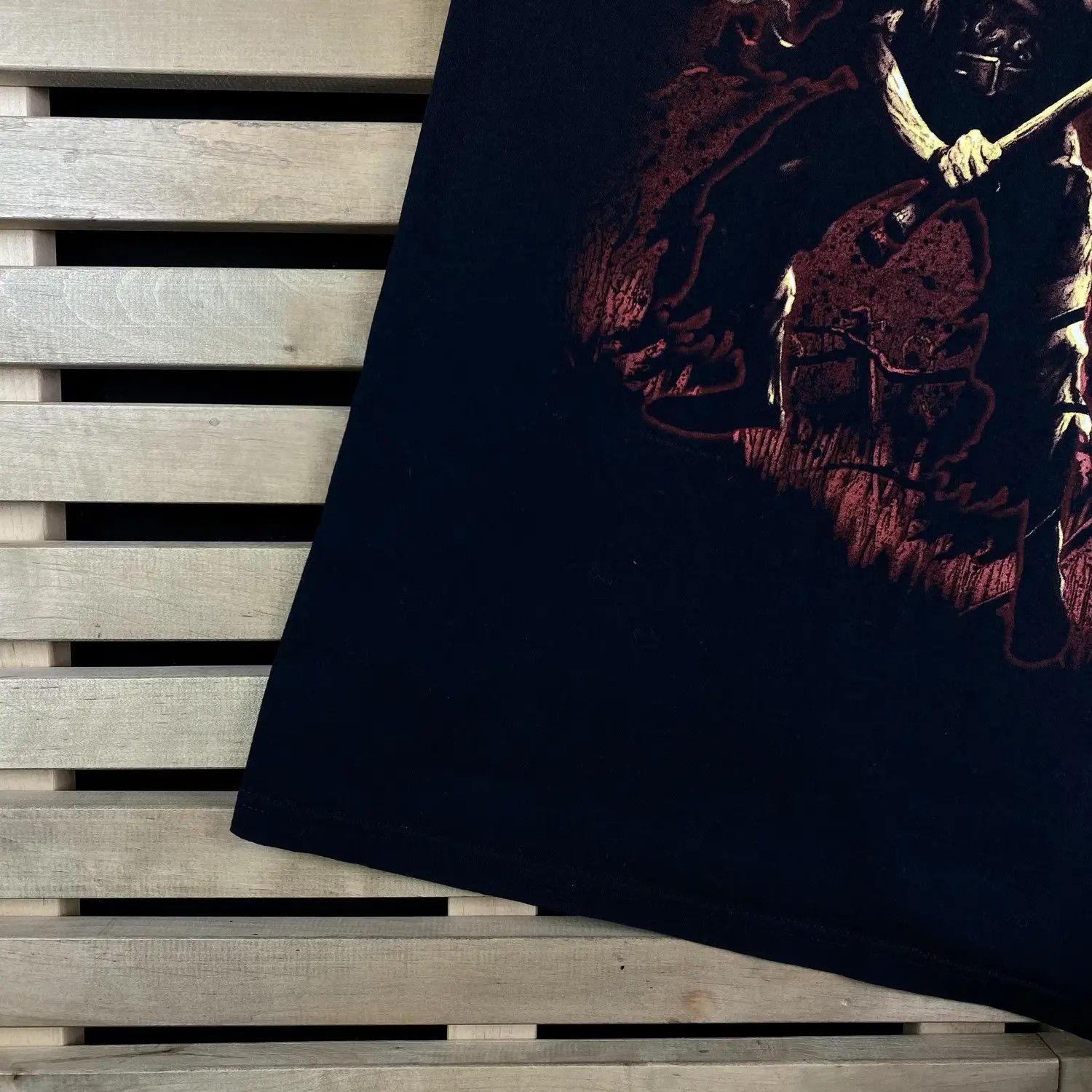 Band Tees × Iron Maiden × Vintage Mens Vintage T Shirt Iron Maiden Big Print Size XL Size US XL / EU 56 / 4 - 3 Thumbnail