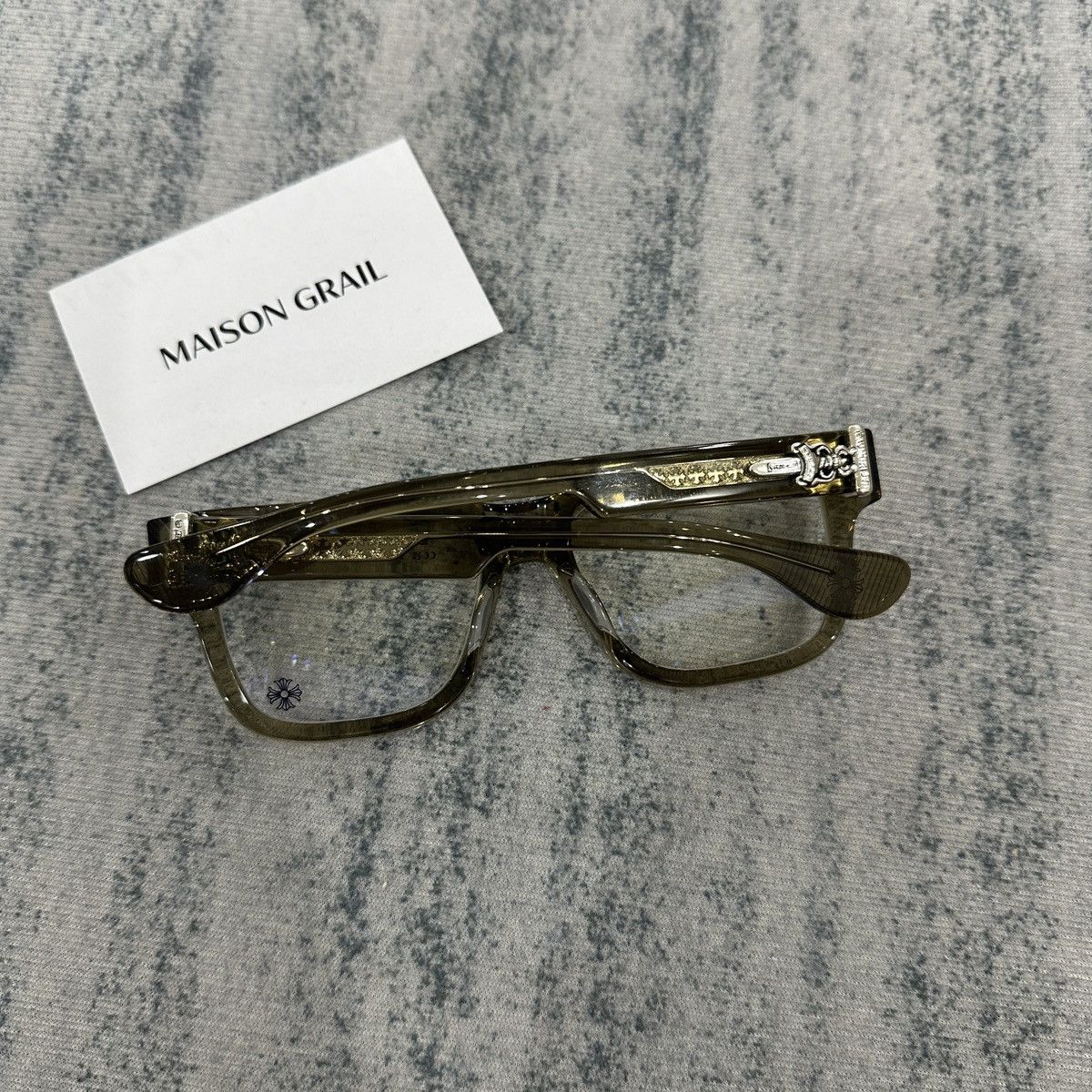 Chrome Hearts CHROME HEARTS BOX OFFICER ARMY EYEGLASSES Size ONE SIZE - 4 Thumbnail