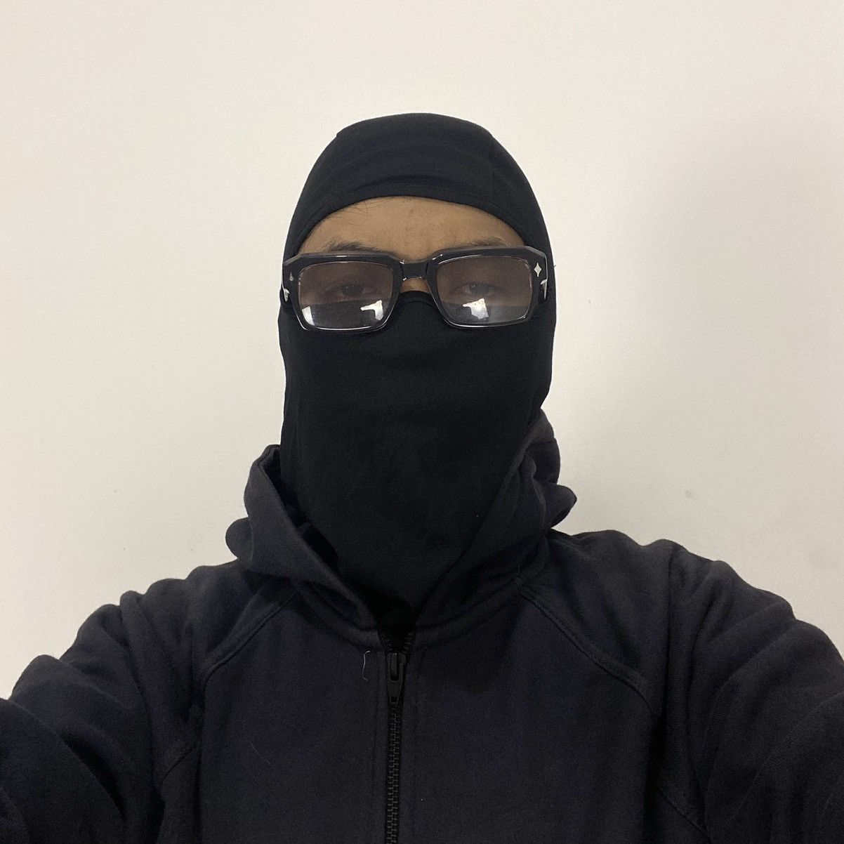 Alexander Wang 2000s Alexander Wang Balaclava Face Mask Ninja Zip Hoodie Size US M / EU 48-50 / 2 - 2 Thumbnail