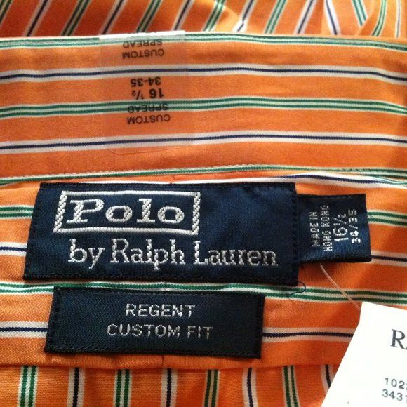 Polo Ralph Lauren POLO RALPH LAUREN MEN'S COTTON DRESS SHIRT SIZE: 16.5/34-35 Size US L / EU 52-54 / 3 - 5 Thumbnail