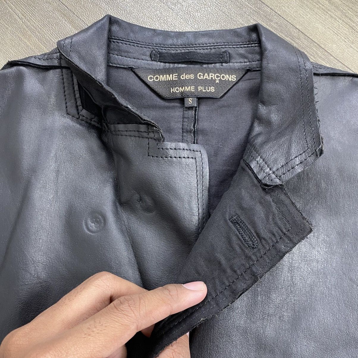 Comme des Garcons Homme Plus AW2001 Archive Comme des Garçons Homme Plus Leather Jacket Size US S / EU 44-46 / 1 - 15 Thumbnail