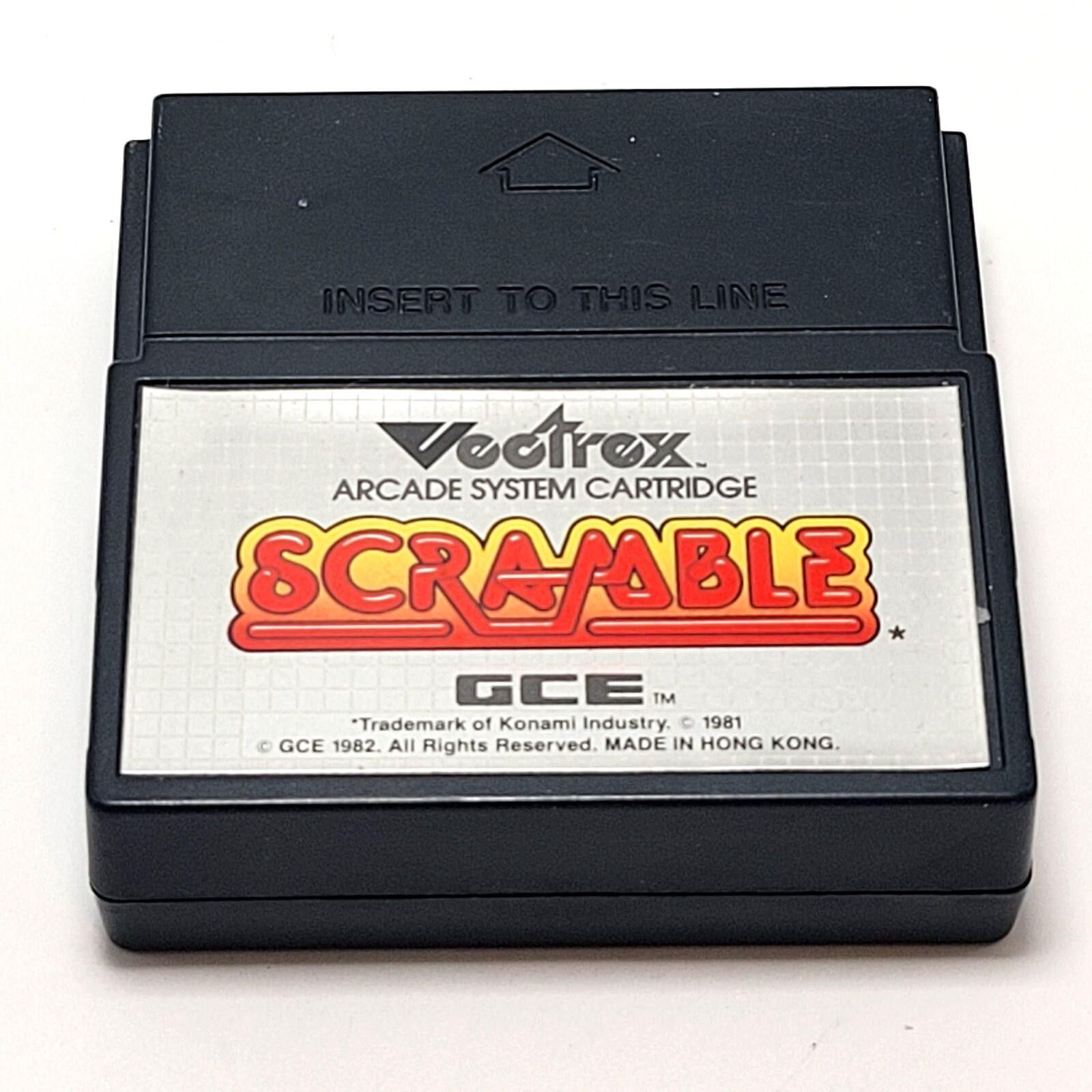 Other Vectrex Scramble GCE Game Cartridge + Overlay Size ONE SIZE - 2 Thumbnail