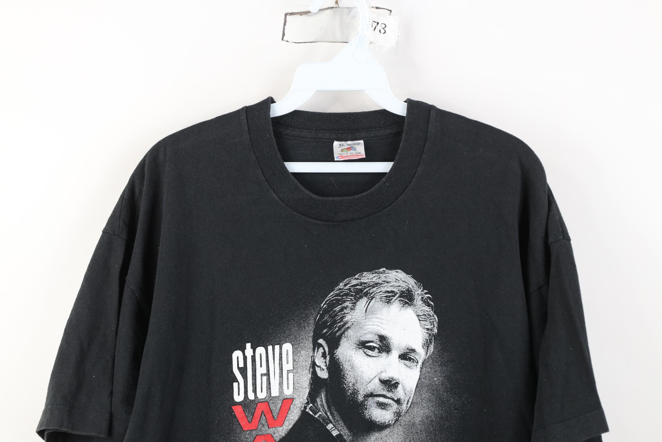Vintage Vintage 90s RND21 Drive Steve Wariner Band T-Shirt Black USA Size US XL / EU 56 / 4 - 2 Thumbnail