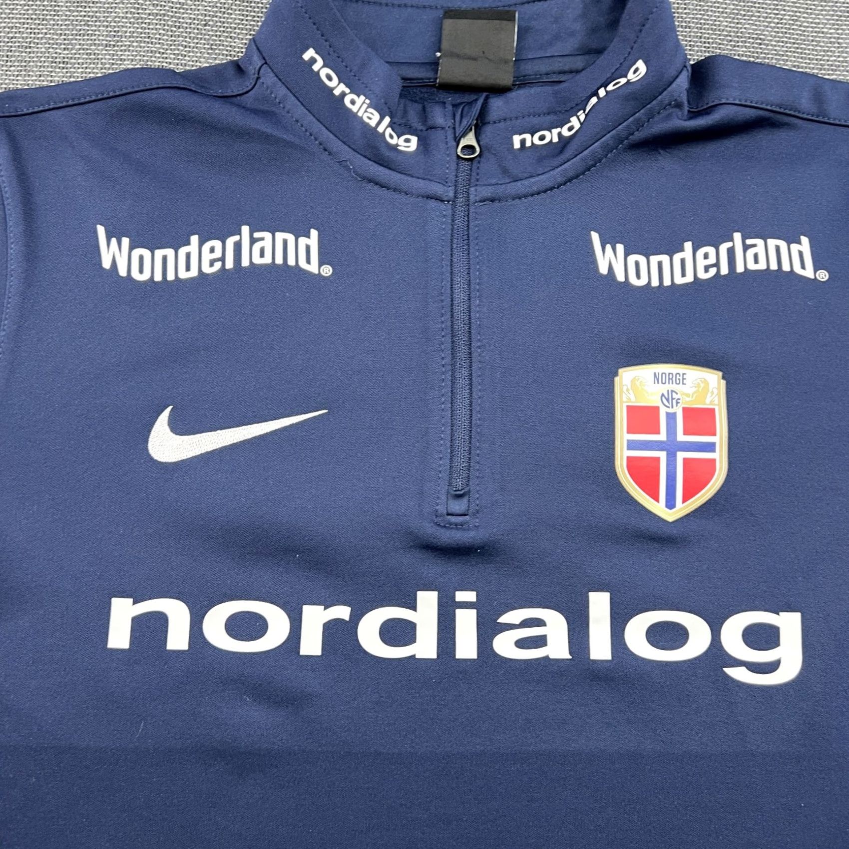 Nike Nike Track Top 1/4 Zip Mens M Football Jersey Blue Nike Jersey Size US M / EU 48-50 / 2 - 4 Thumbnail