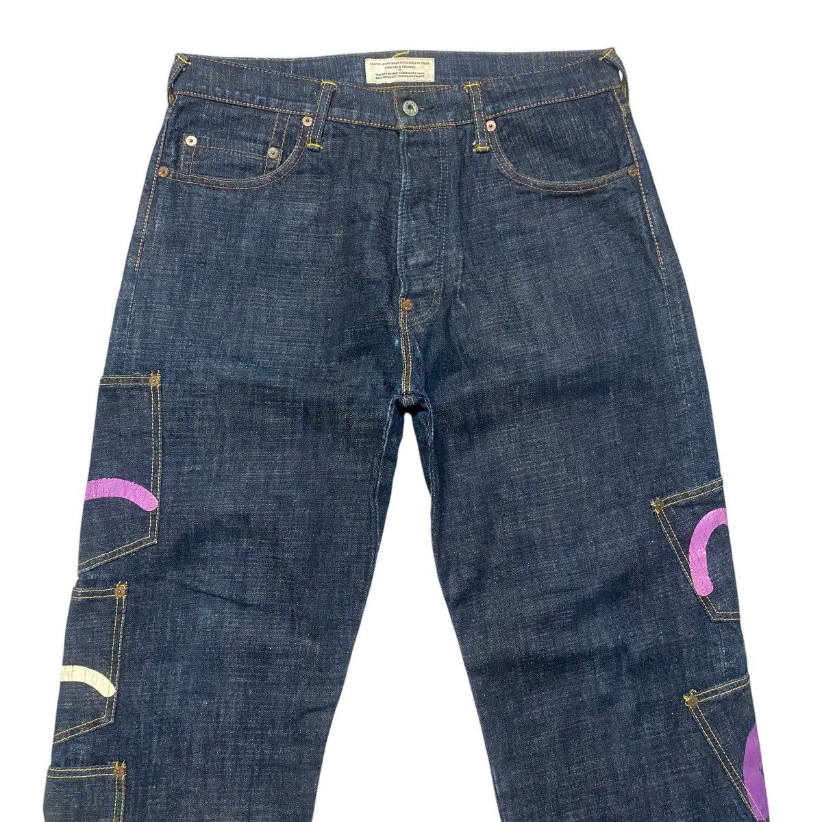 Evisu Evisu Paris Denim Multi Pocket Selvedge Jeans Size US 34 / EU 50 - 3 Thumbnail