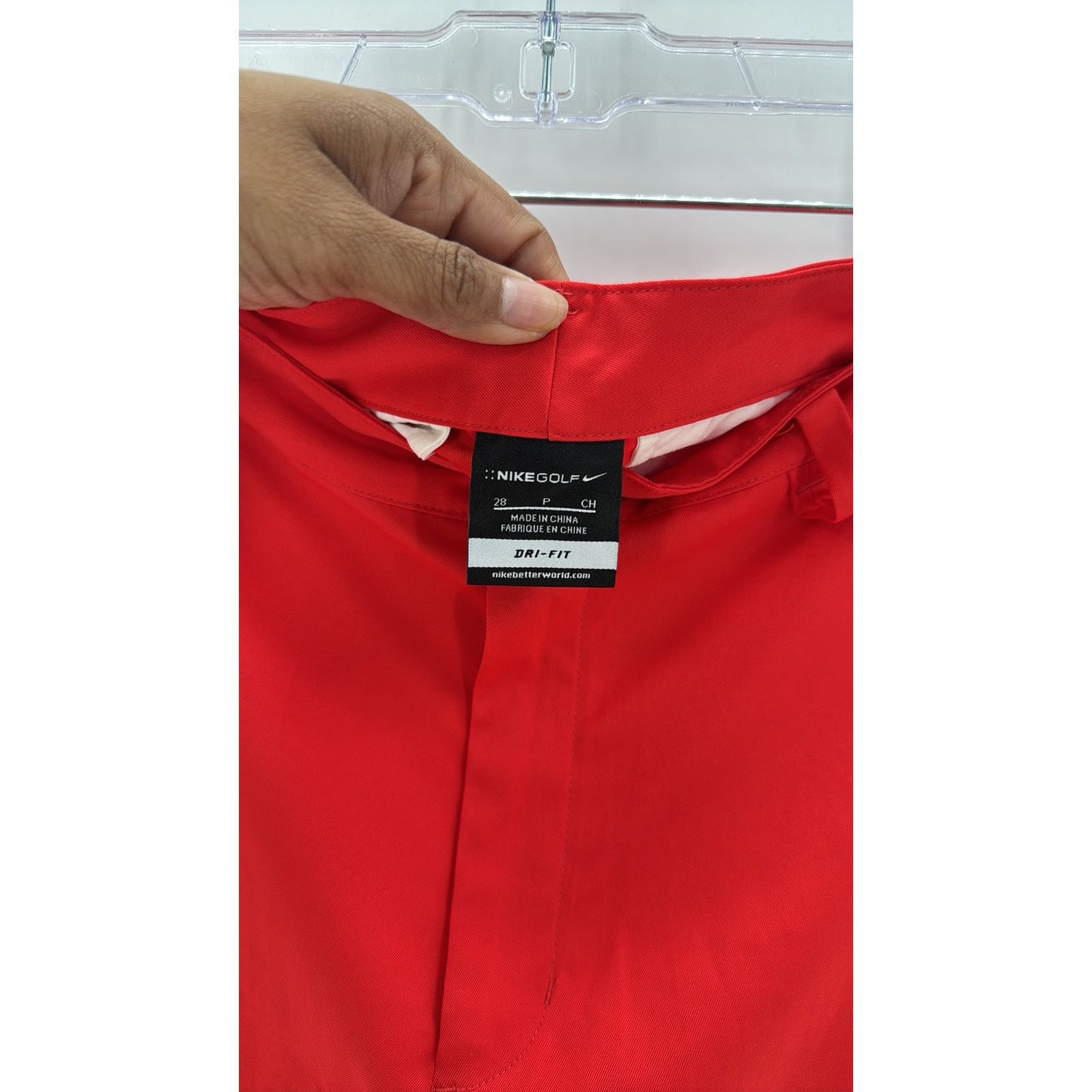 Nike Nike Golf Dri Fit standard fit size 28 or S red summer Size US 28 / EU 44 - 4 Thumbnail