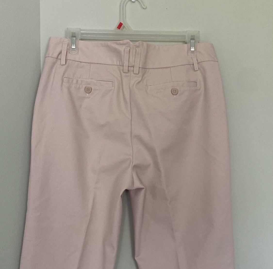 Other LIGHT PINK PLEATED HIGH RISE STRETCH ANKLE PANTS Size 30" / US 8 / IT 44 - 7 Thumbnail