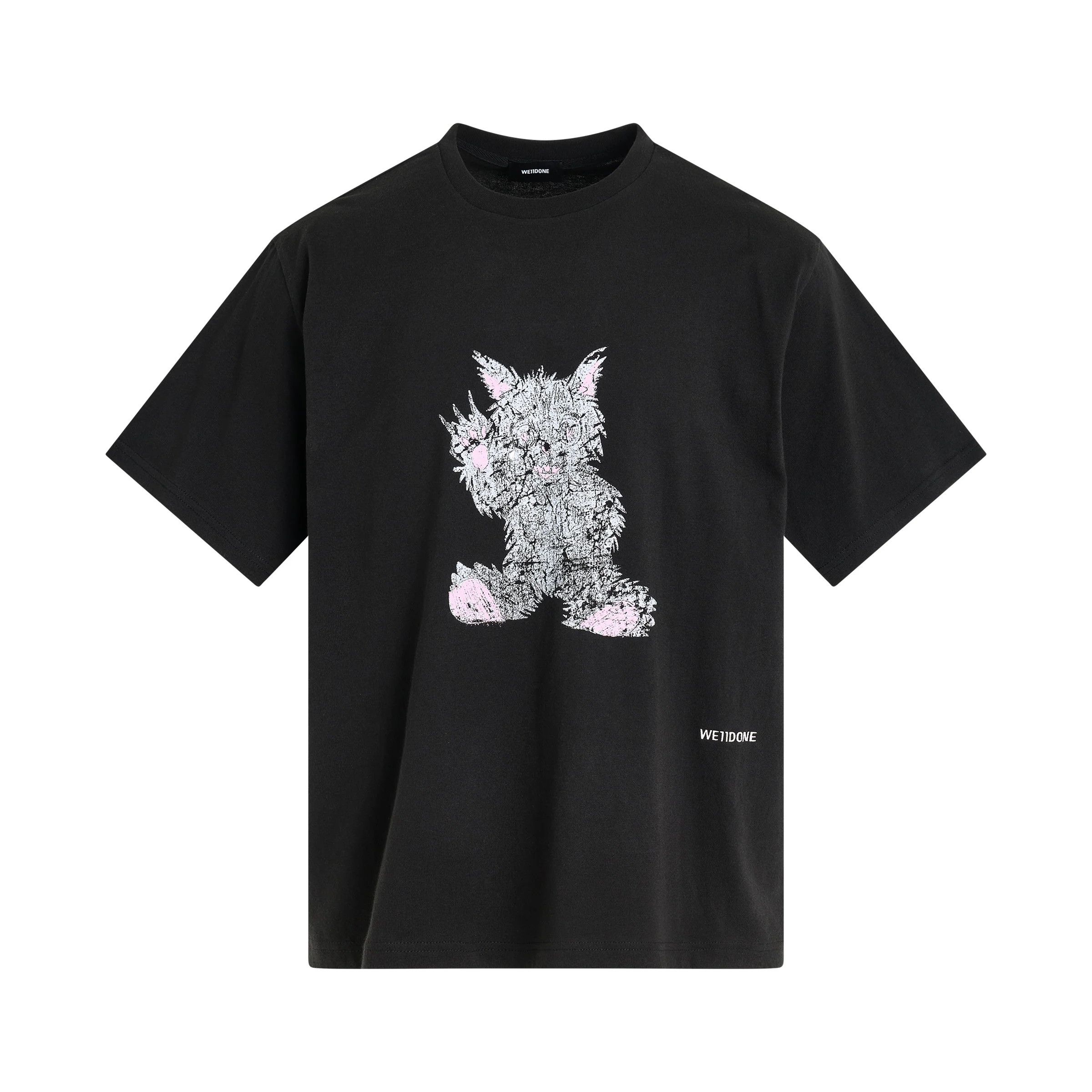 o1mris0824 Character T-Shirt in Black