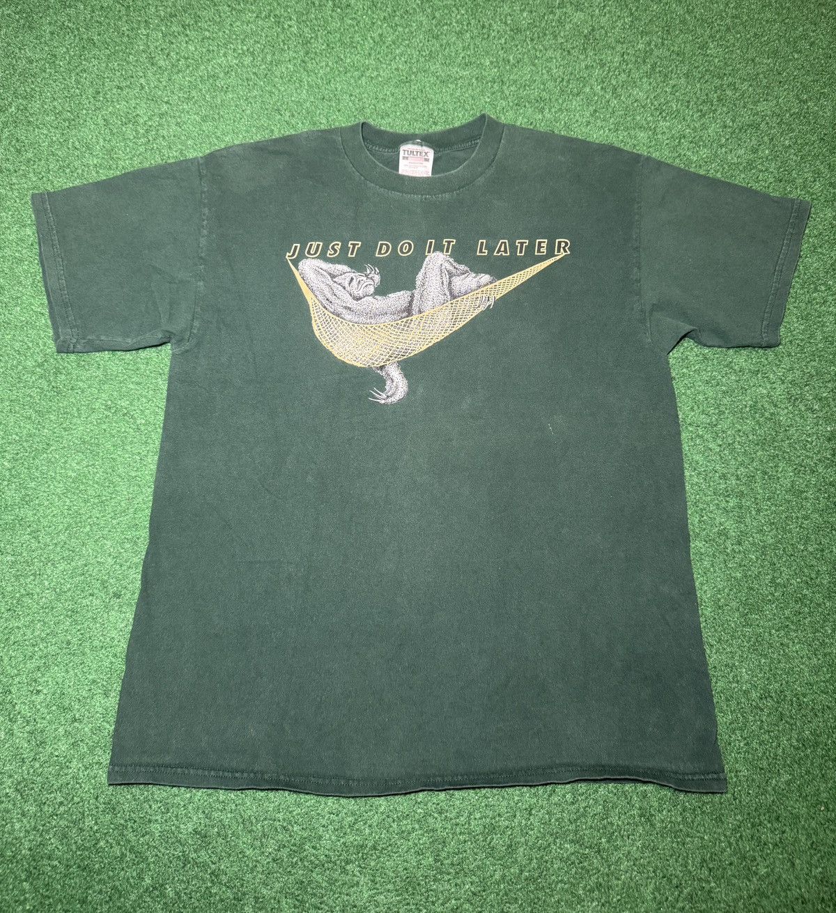 Tultex Just Do It Later Sloth Nike 90s Funny XL Tultex T Shirt Size US XL / EU 56 / 4 - 1 Thumbnail
