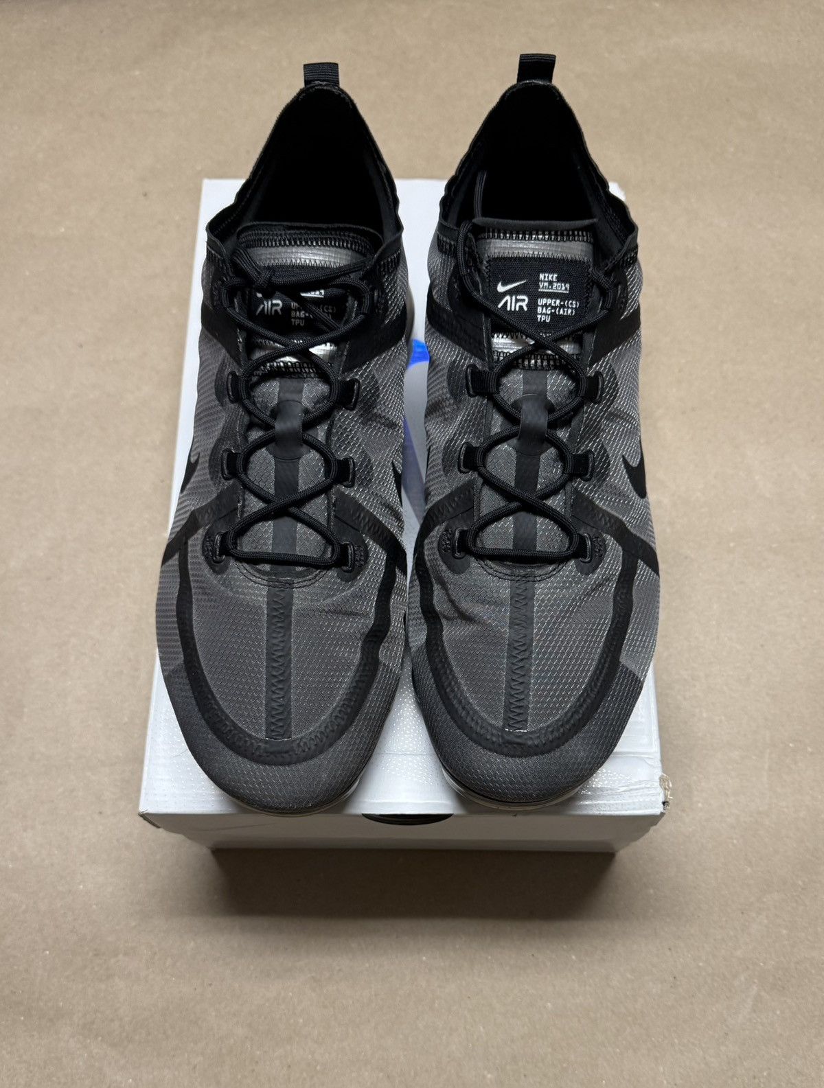 Nike Nike Air Vapormax 2019 Ghost Black men’s size 14 running! Size US 14 / EU 47 - 3 Thumbnail