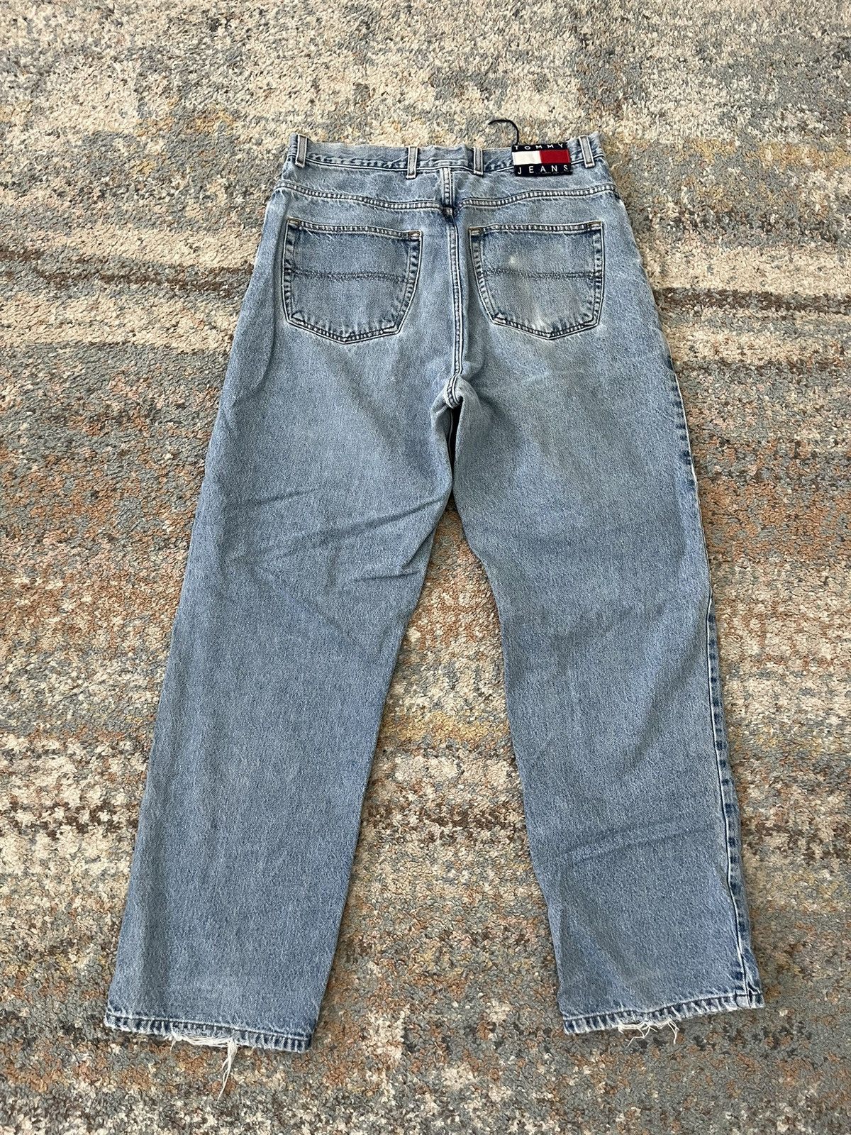 Tommy Hilfiger × Tommy Jeans VTG Tommy Hilfiger Relaxed Carpenter Denim 34 Size US 34 / EU 50 - 5 Thumbnail