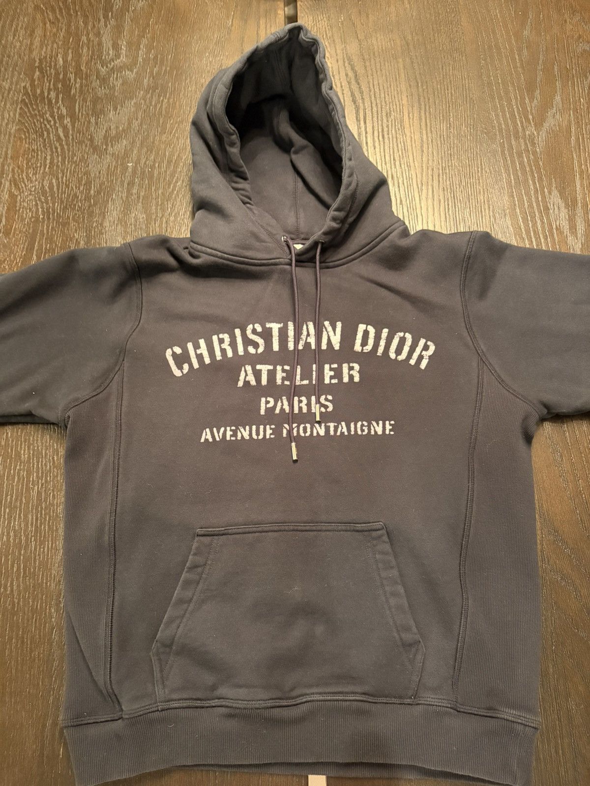 Dior Dior Atelier Paris Avenue Montaigne Men's Fleece Hoodie Size US M / EU 48-50 / 2 - 1 Thumbnail