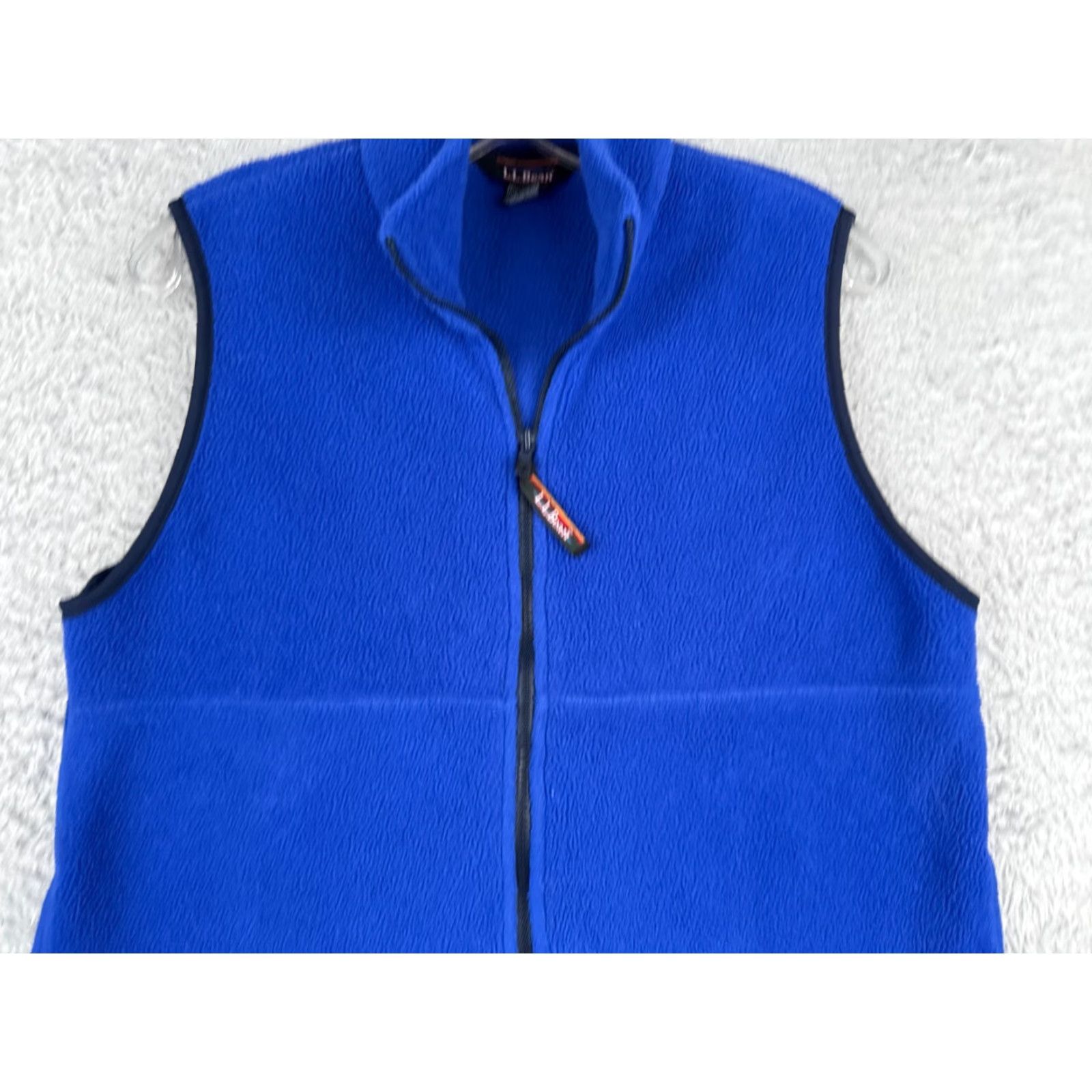 Vintage VINTAGELL Bean Vest Womens Small Blue Full Zip Sleeveless Mock Neck Polyester Fleece Size S / US 4 / IT 40 - 4 Thumbnail