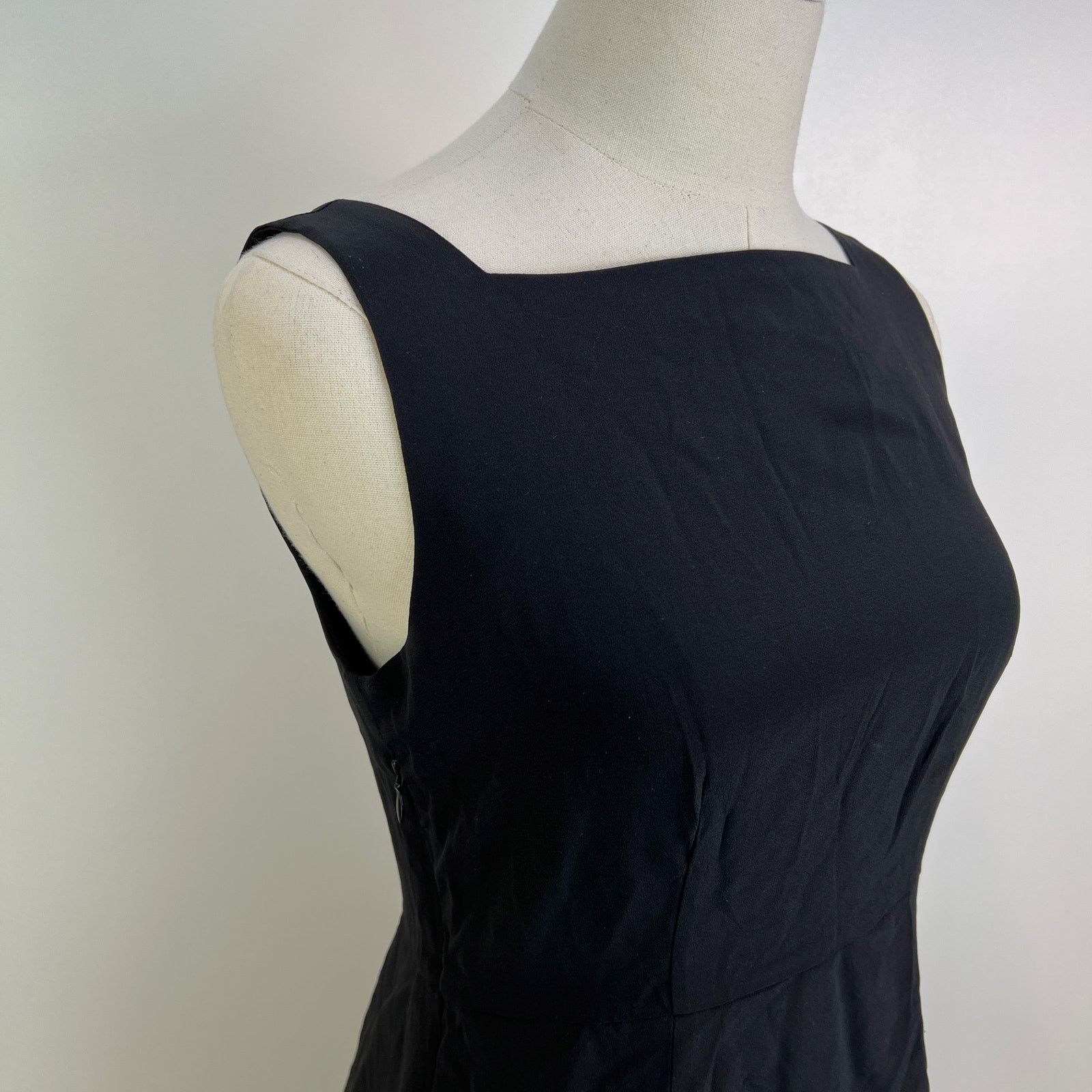 Other Lilysilk Black Silk Mini Sleeveless Dress Size S / US 4 / IT 40 - 2 Thumbnail