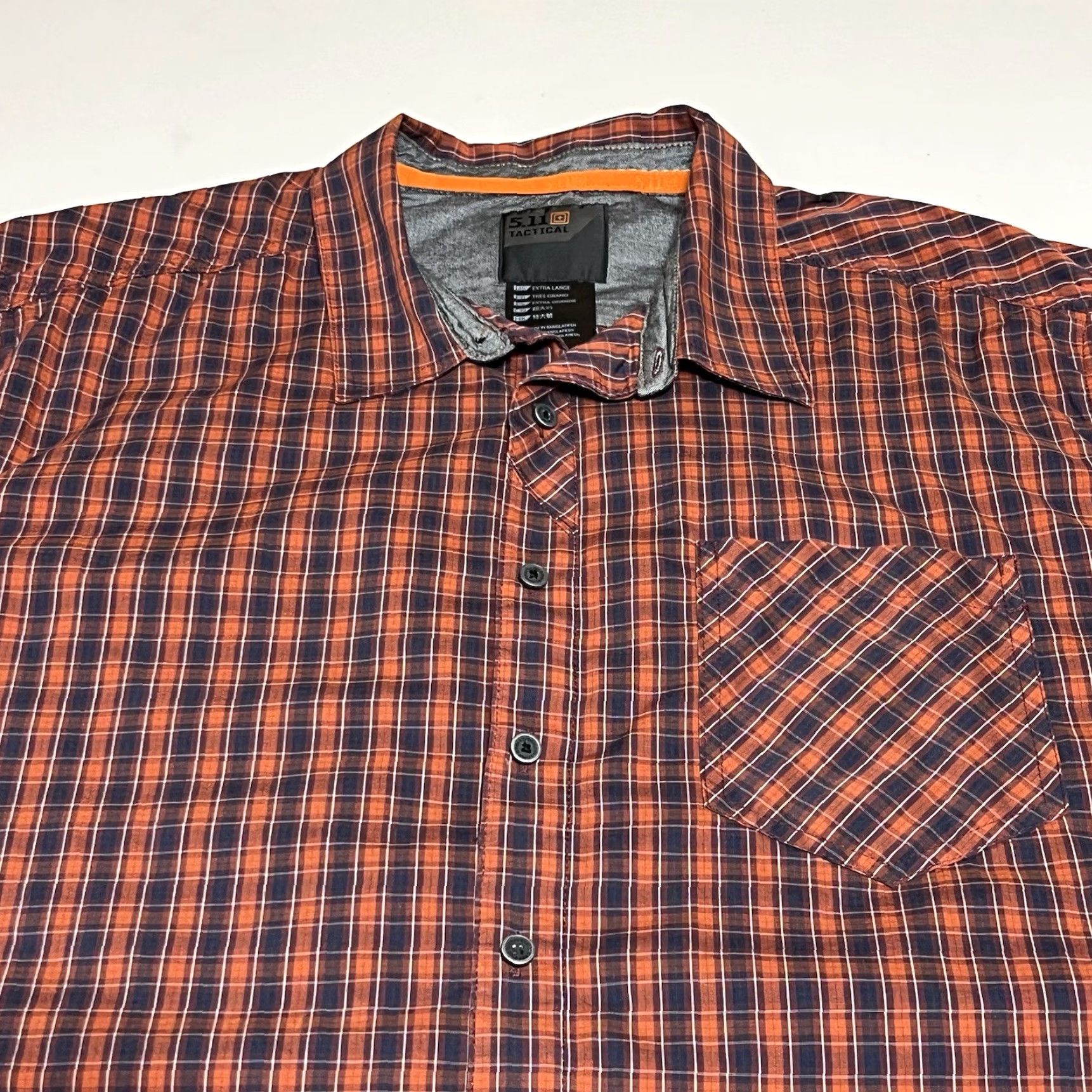 Vintage 511 Tactical Plaid Shirt Covert Flex Long Sleeve Snap Mens XL Red Size US XL / EU 56 / 4 - 2 Thumbnail
