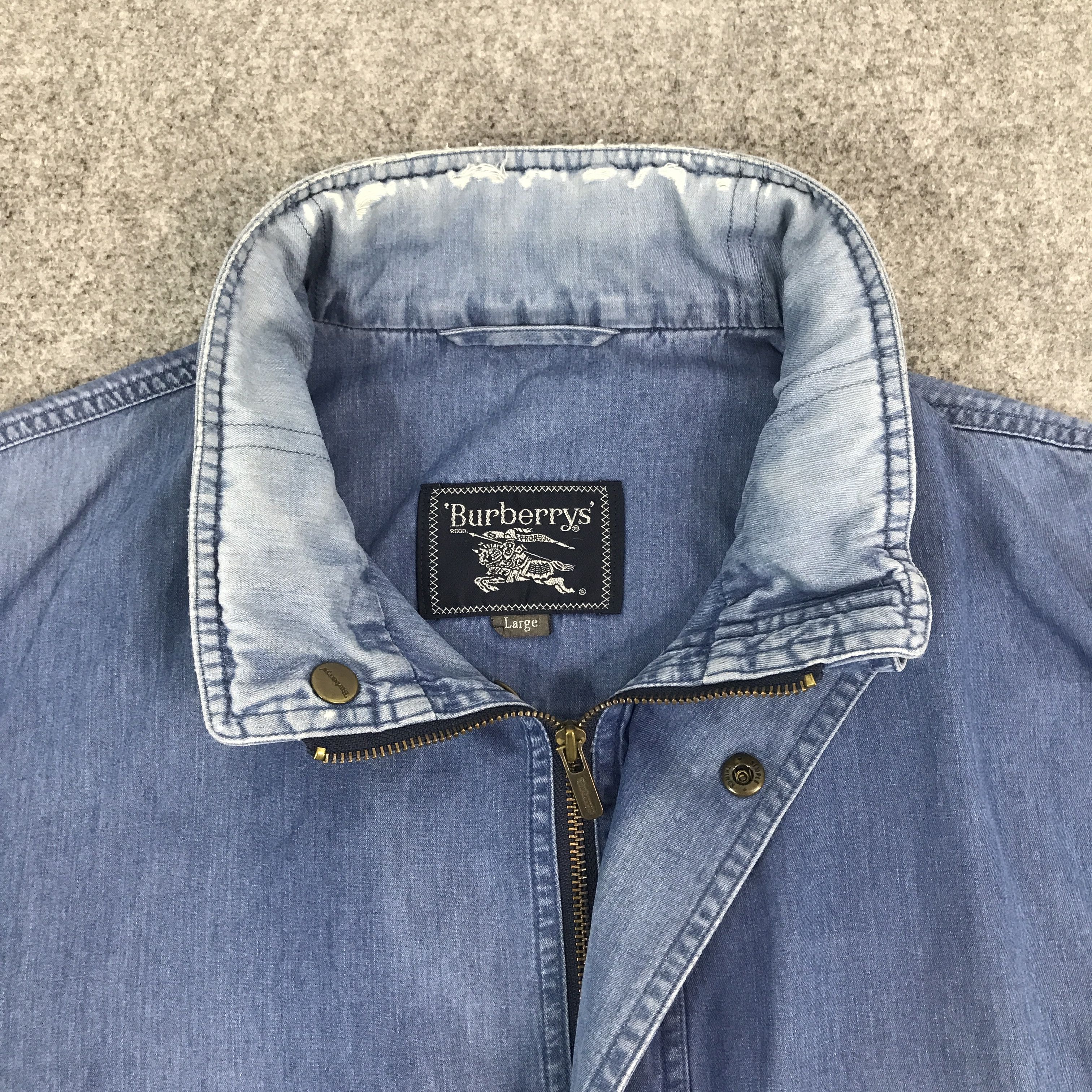 Burberry Rare burberrys Harrington Style Zipper jacket Size US L / EU 52-54 / 3 - 8 Thumbnail