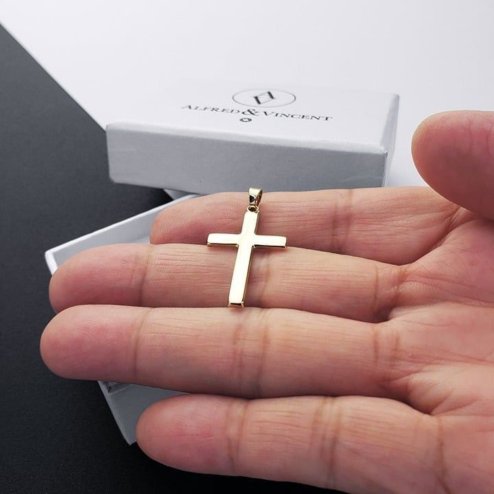 Other Latin Crucifix Christian Cross Pendant in 14k Yellow Gold Size ONE SIZE - 3 Thumbnail