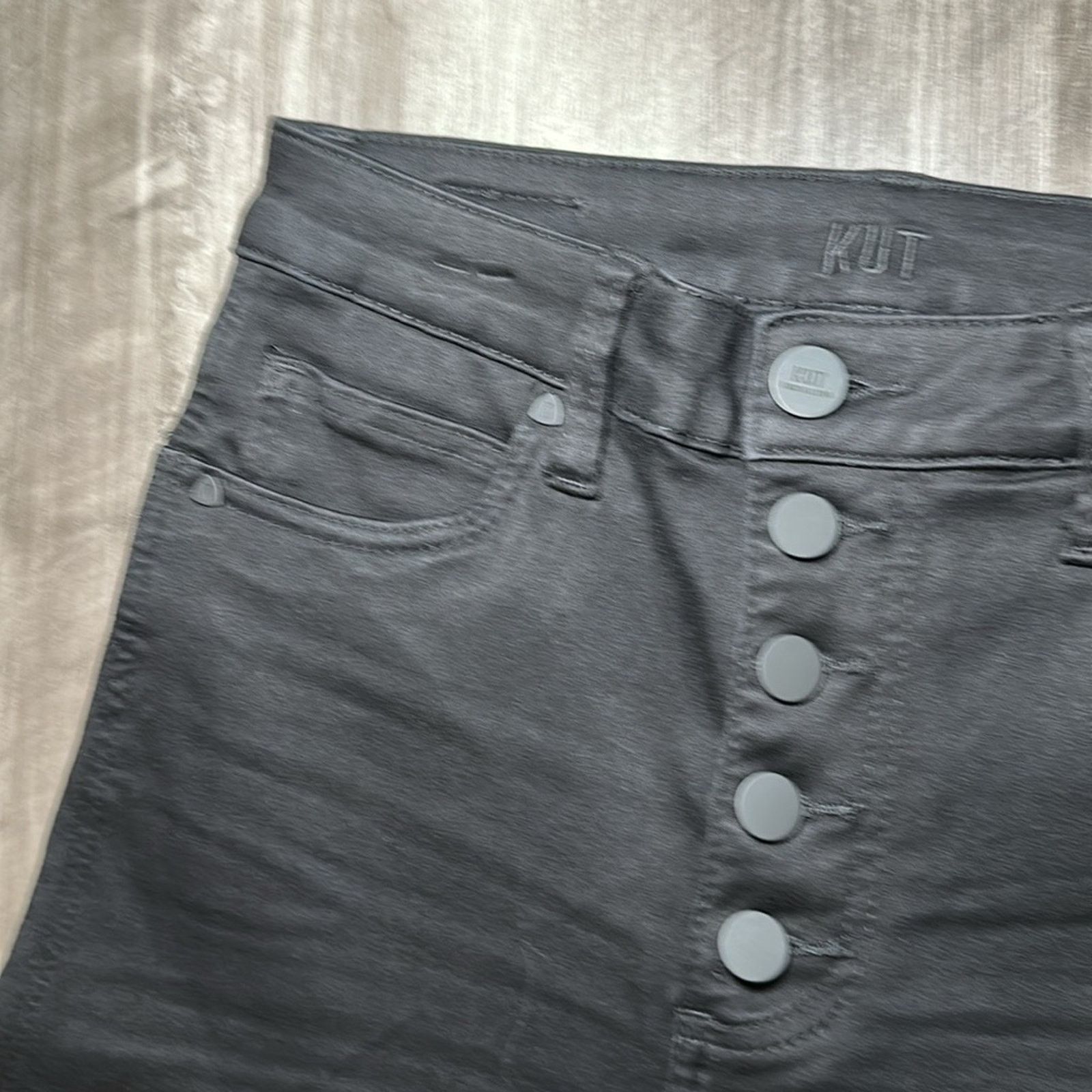 Other Kut From the Kloth High Rise Ankle Slim Straight Jeans - 4 Size 27" / US 4 / IT 40 - 5 Thumbnail