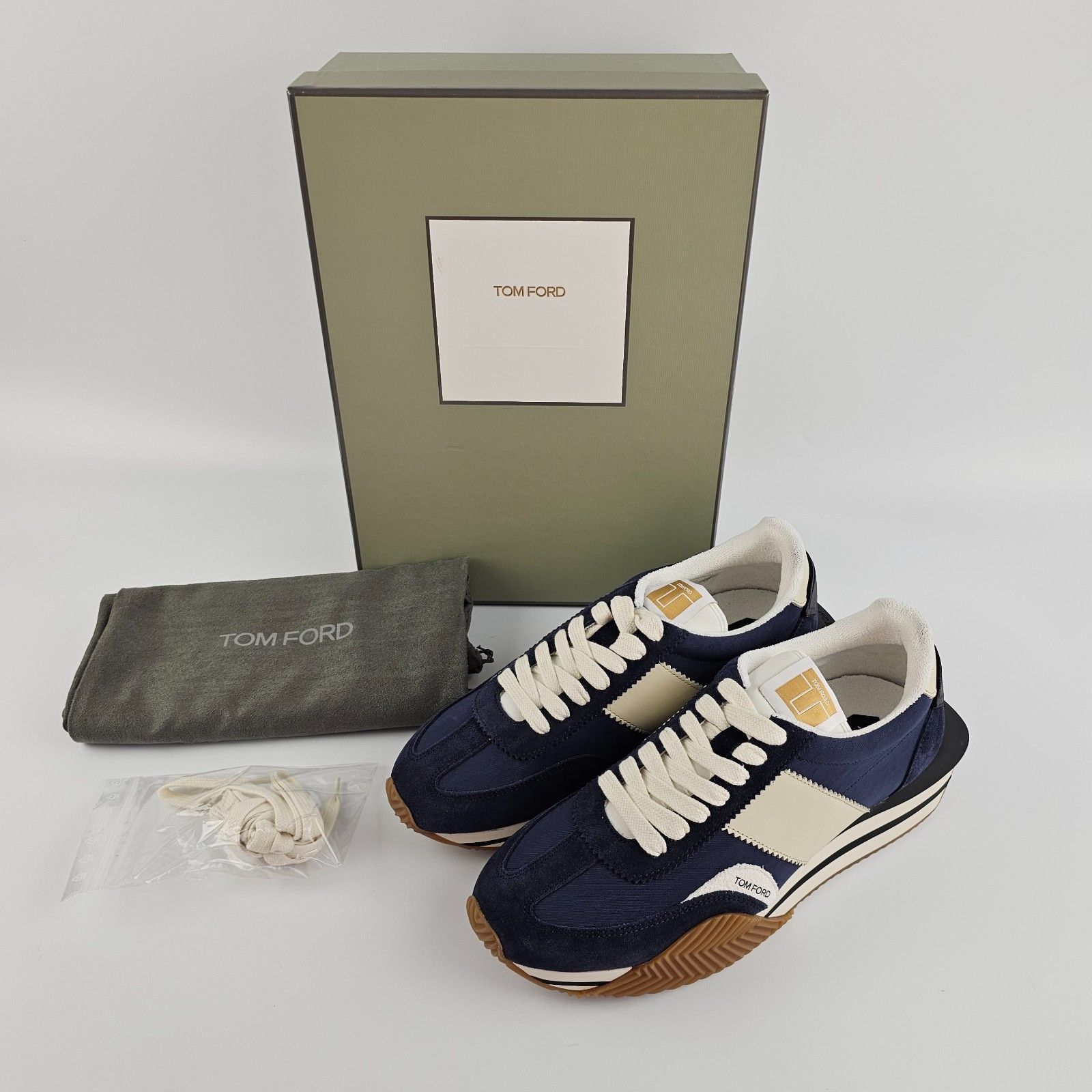 Tommy Hilfiger TOM FORD James Blue Sneakers New & Authentic Size US 11 / EU 44 - 4 Thumbnail