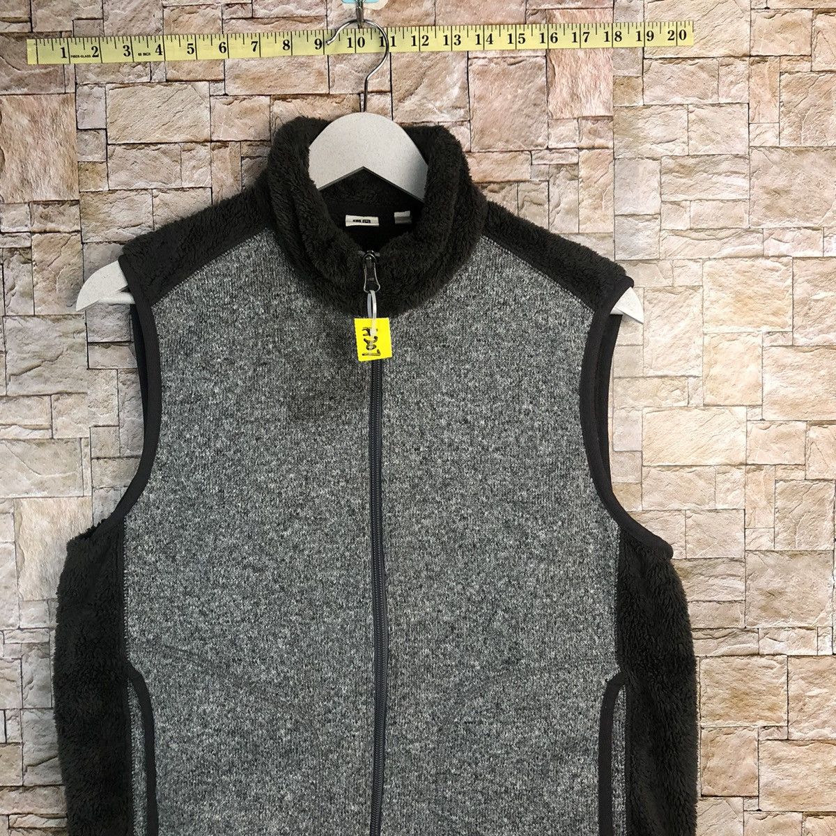 Vintage Uniqlo Grey vintage 2 tone Vest #A207 Size US M / EU 48-50 / 2 - 2 Thumbnail