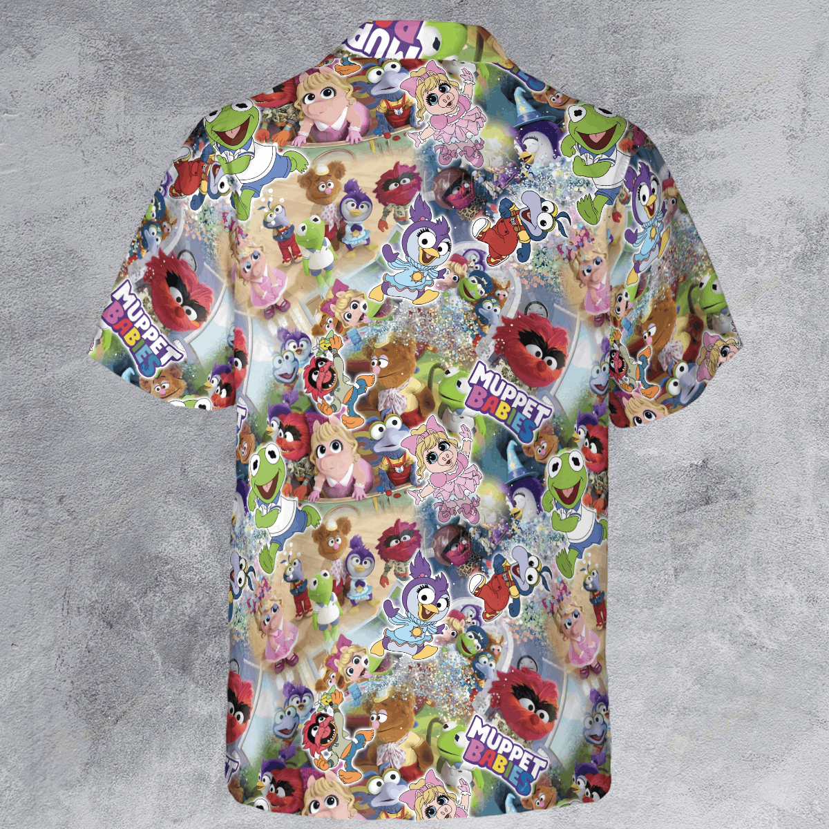 The Unbranded Brand Muppet Babies Pattern Button Down Shirt Size US M / EU 48-50 / 2 - 3 Thumbnail