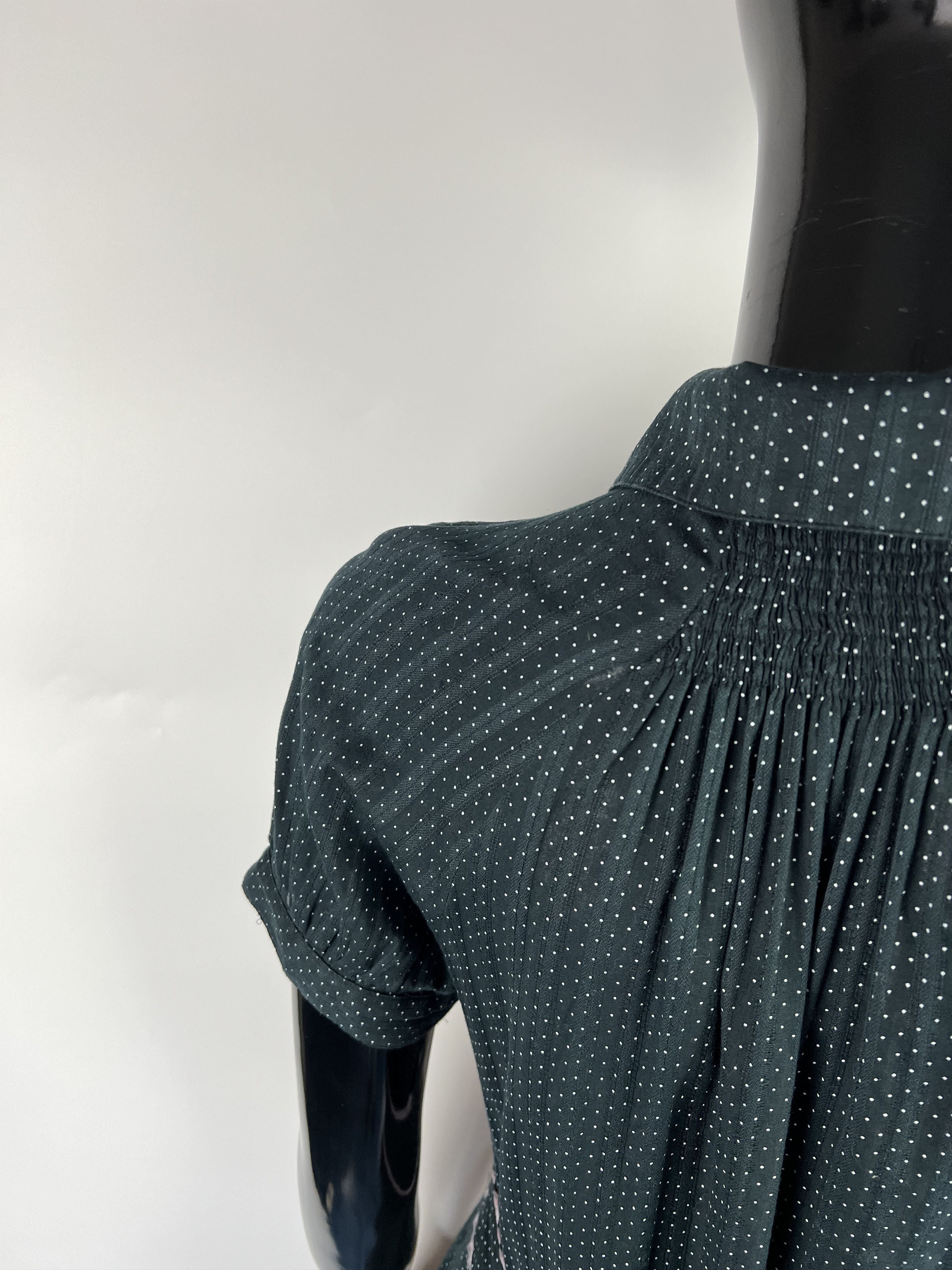 Baum und Pferdgarten Baum Und Pferdgarten Black Polka Dot Sheer Belt Dress 36 Size S / US 4 / IT 40 - 6 Thumbnail
