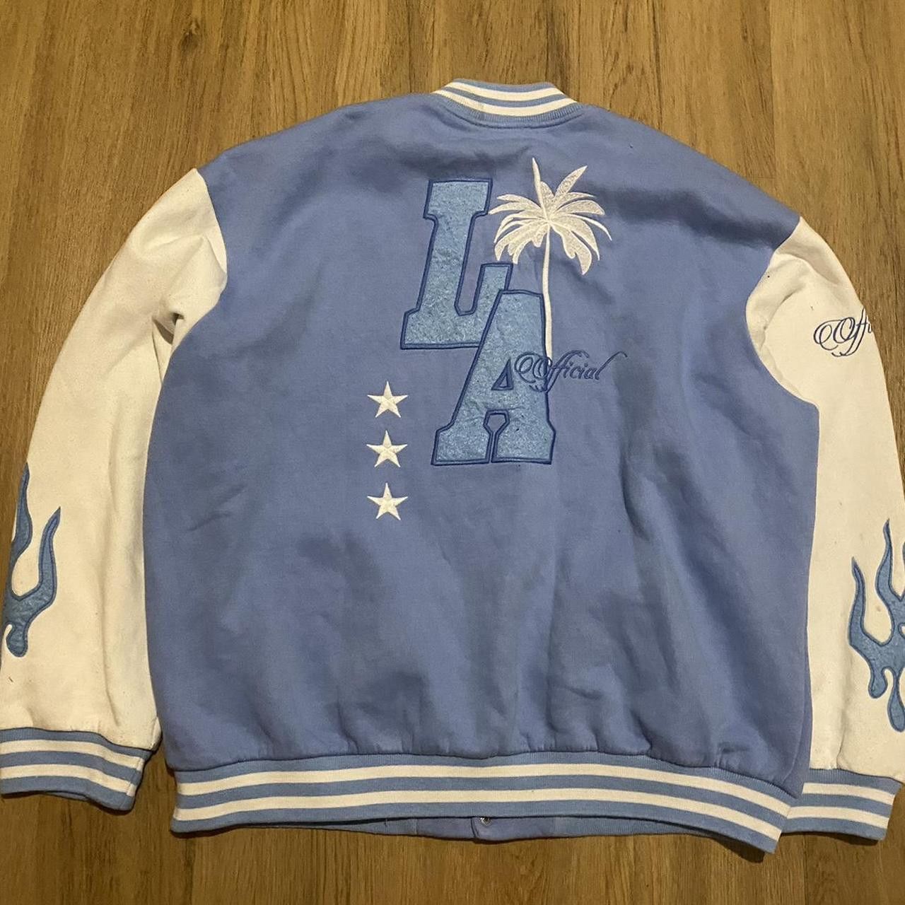 Other Blue and white LA Ripped Varsity Jacket #Varsity Size US L / EU 52-54 / 3 - 2 Thumbnail
