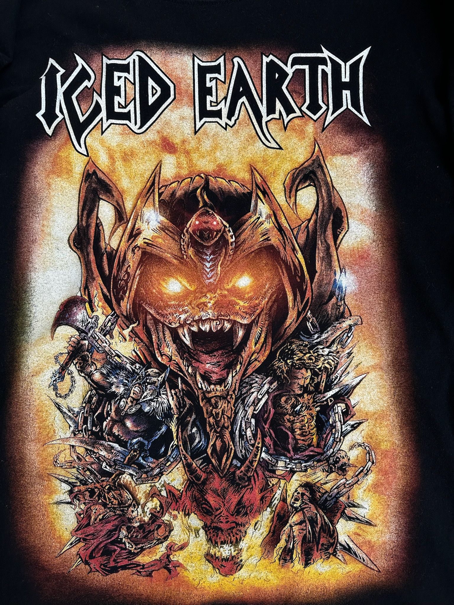 Band Tees Vintage Iced Earth Horror Rock Band Tee longsleeve Size US L / EU 52-54 / 3 - 9 Thumbnail