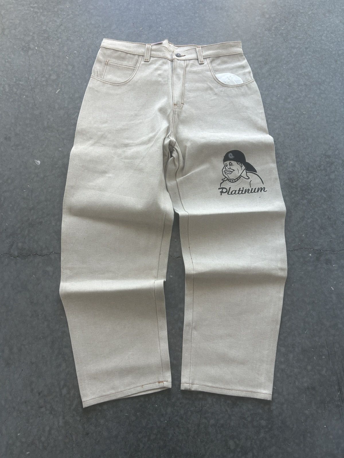 Fubu × Vintage BNWT Vintage Y2K Platinum Fubu Carpenter Pants Baggy Fit Size US 36 / EU 52 - 1 Thumbnail