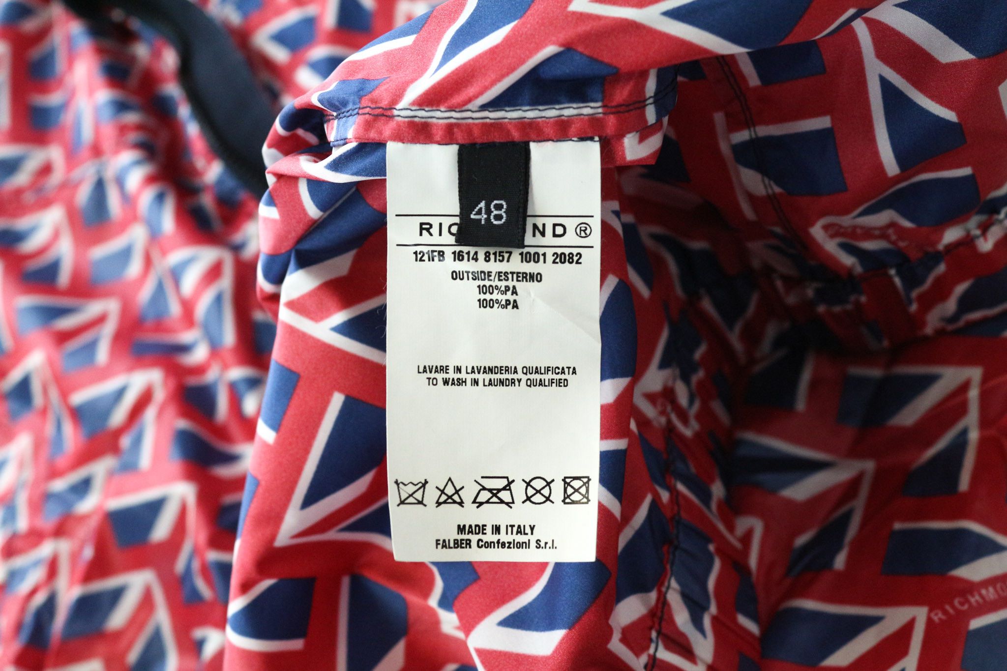 John Richmond IT48 Red Graphic Hooded Full Zip Jacket 73996 Size US M / EU 48-50 / 2 - 6 Thumbnail
