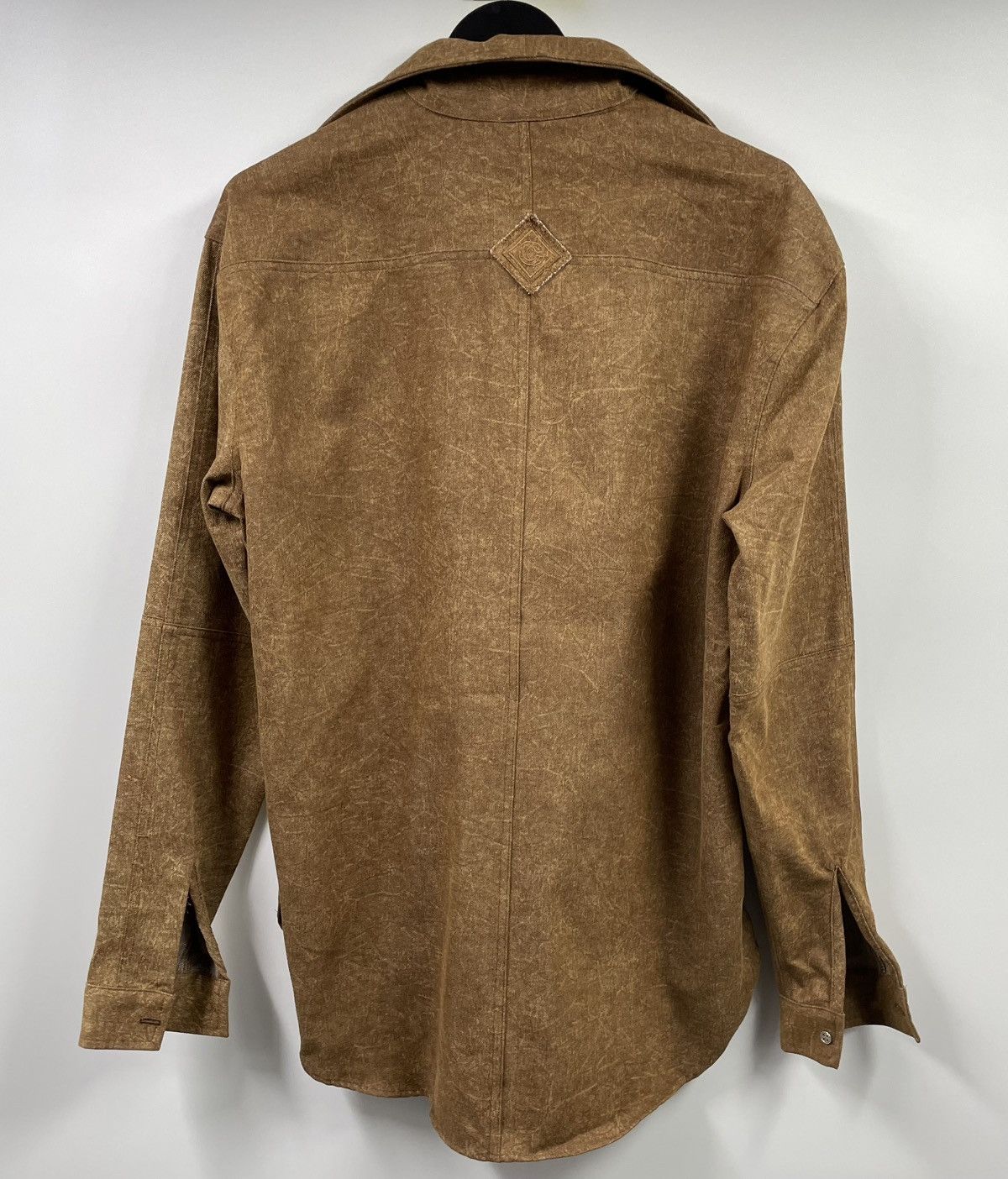 Other CNCPTS Brown Denim Rugby Long Sleeve Shirt Medium Size M / US 6-8 / IT 42-44 - 2 Thumbnail