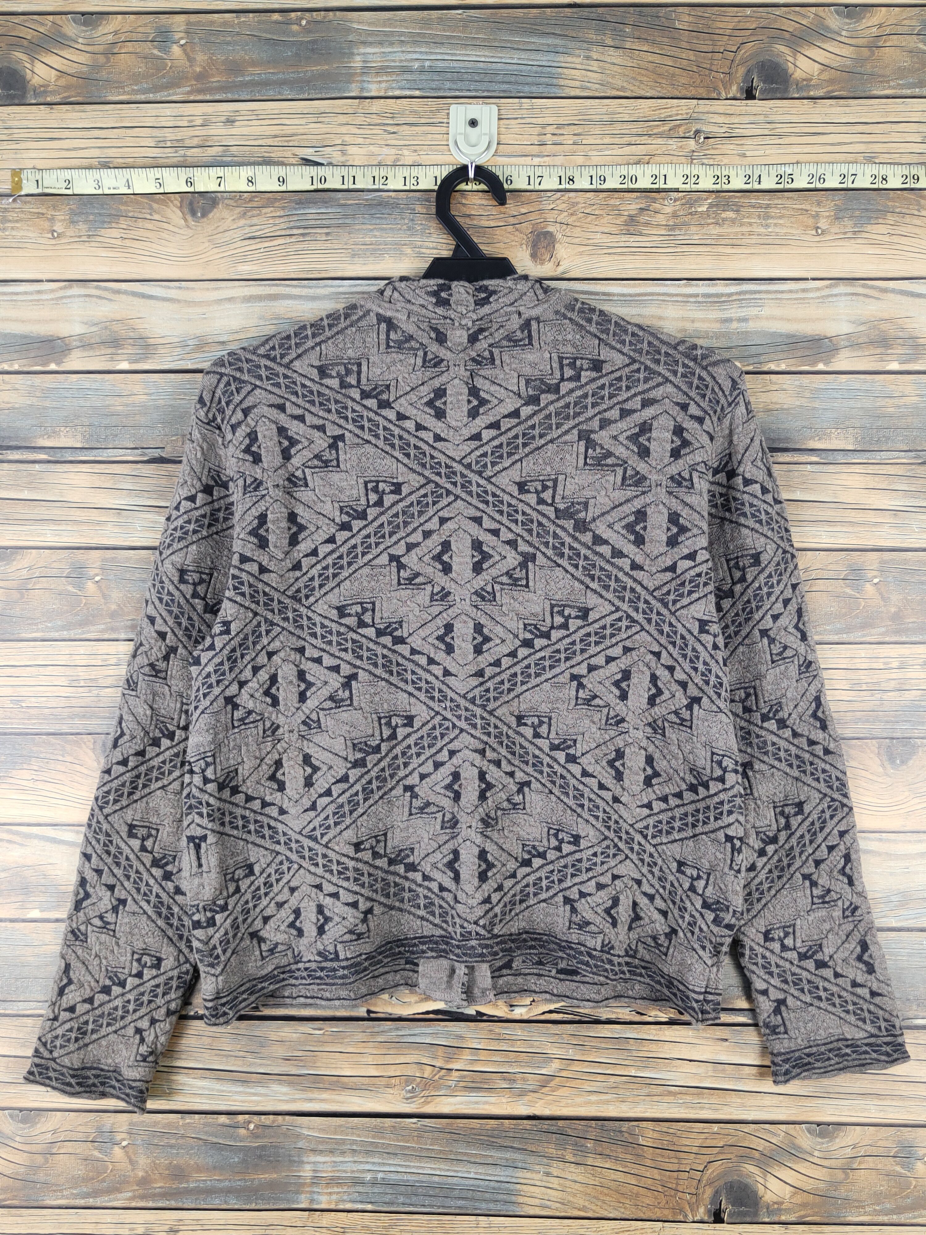 Janny A. Brown Knitwear Cardigan Crop Tops #W1684