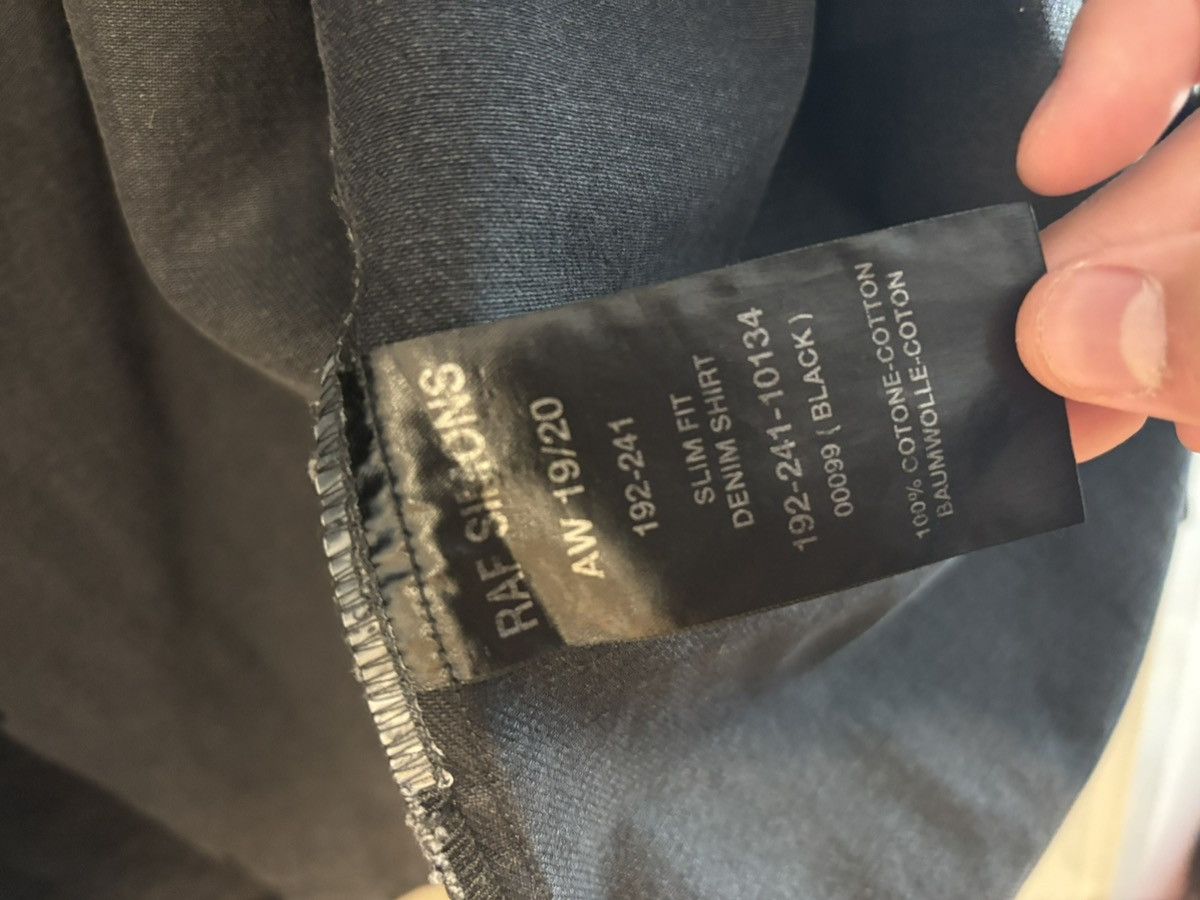 Raf Simons RAF SIMONS Logo Denim Shirt Size US M / EU 48-50 / 2 - 8 Thumbnail