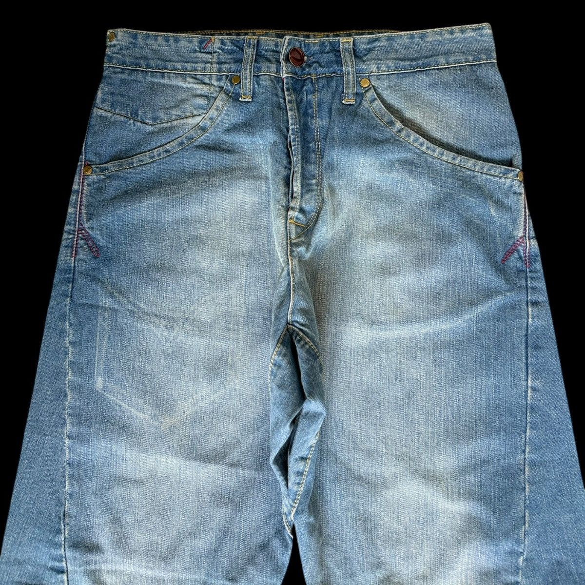 Levi's LEVI’S ENGINEERED JEANS 2005 TWISTED LEG BUCKLE CINCH BACK Size US 31 - 10 Thumbnail